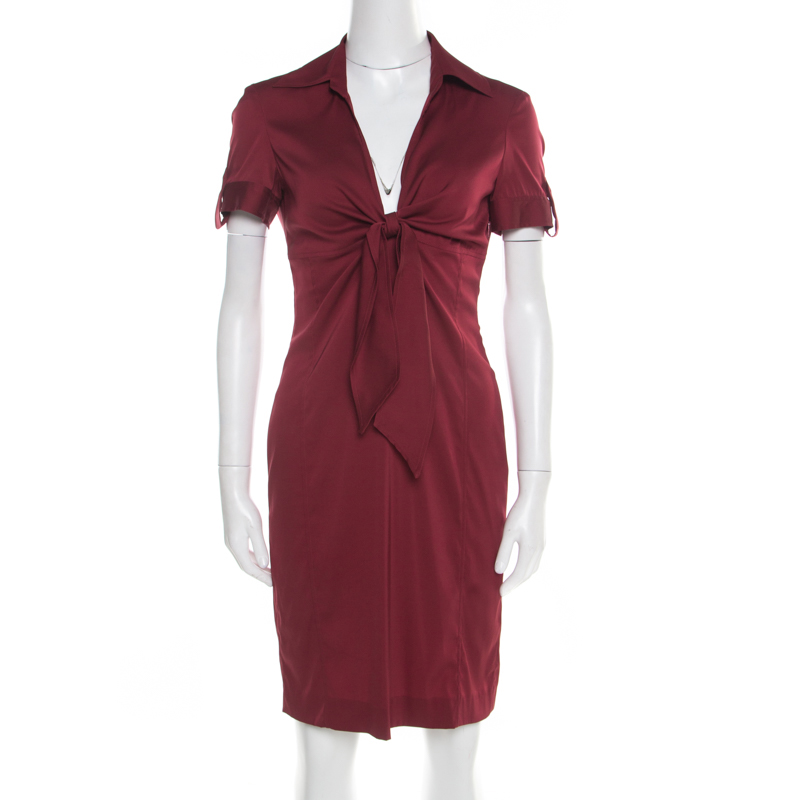 gucci maroon dress