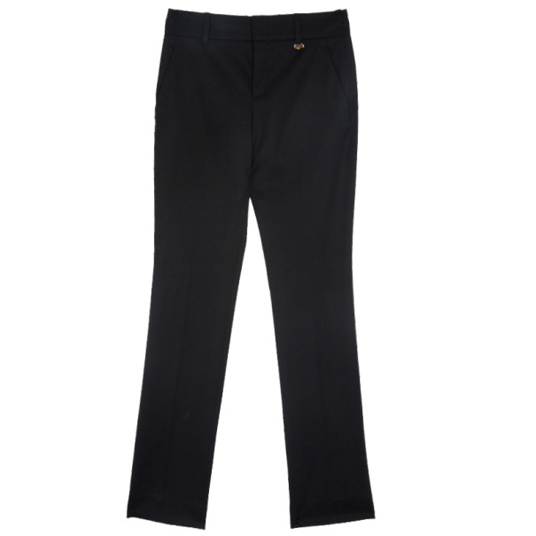 مملوكة مسبقًا Gucci Bamboo Detail Dress Pants XS