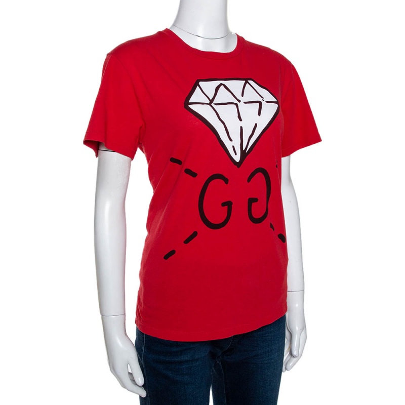 gucci ghost diamond shirt