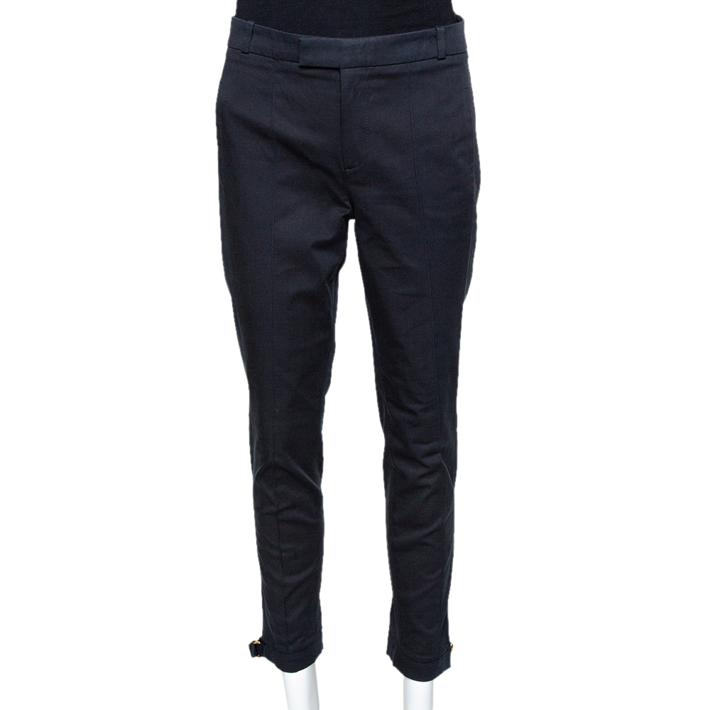 Gucci Black Cotton Tailored Trousers S Gucci | TLC