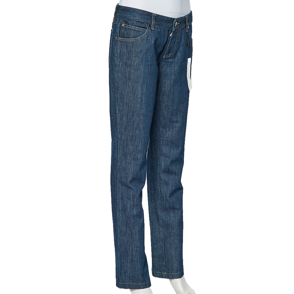 

Gucci Blue Denim Straight Fit Jeans