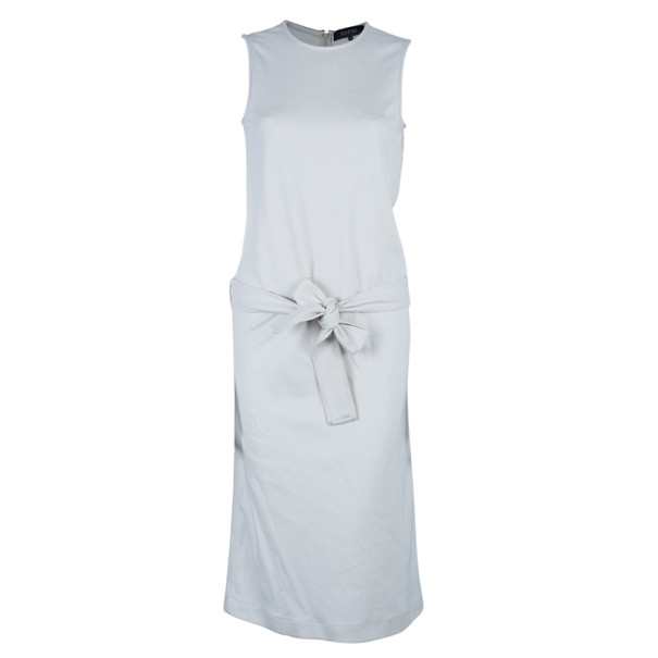 Gucci Wool Low Waist Belted Dress S