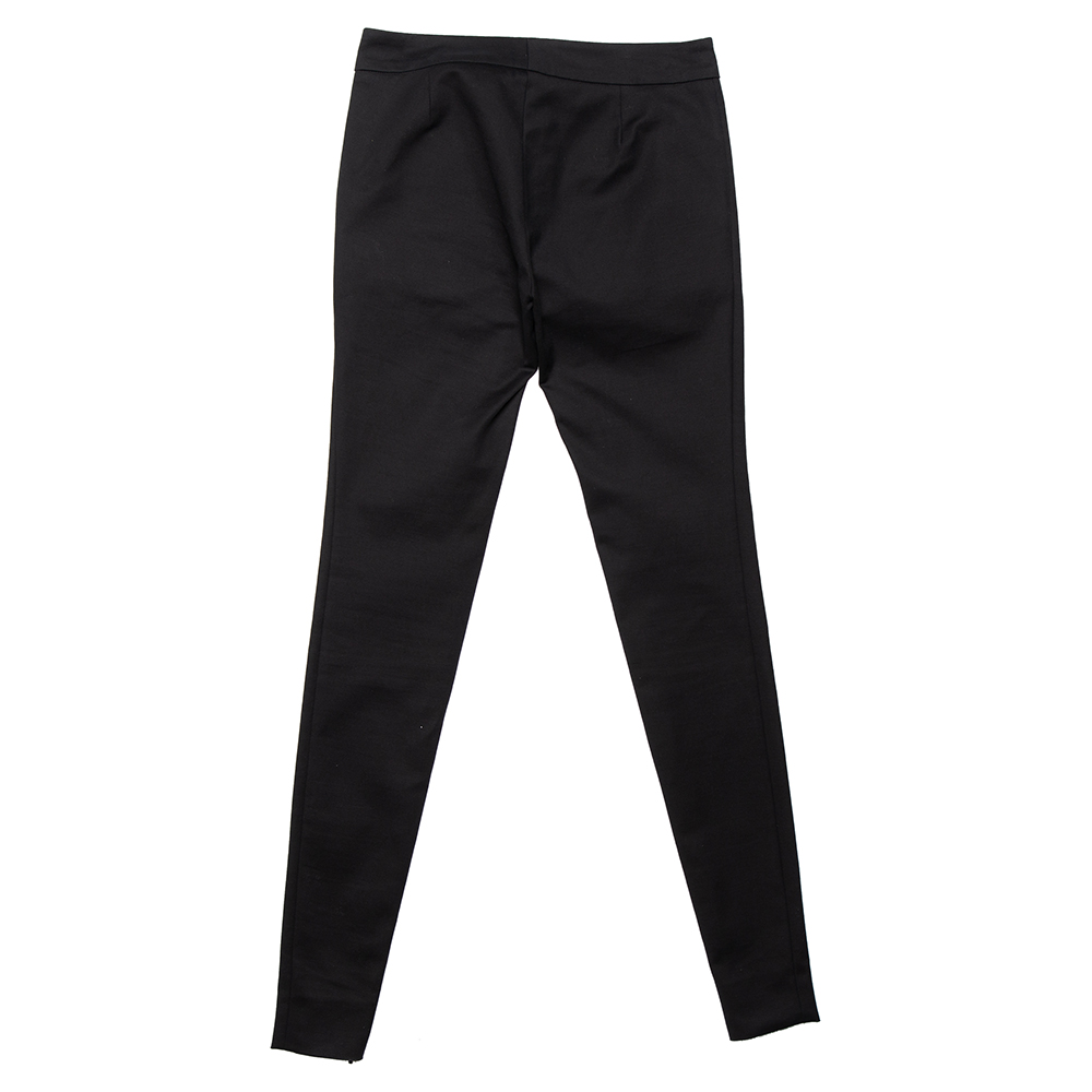 

Gucci Black Cotton Tapered Leg Pants