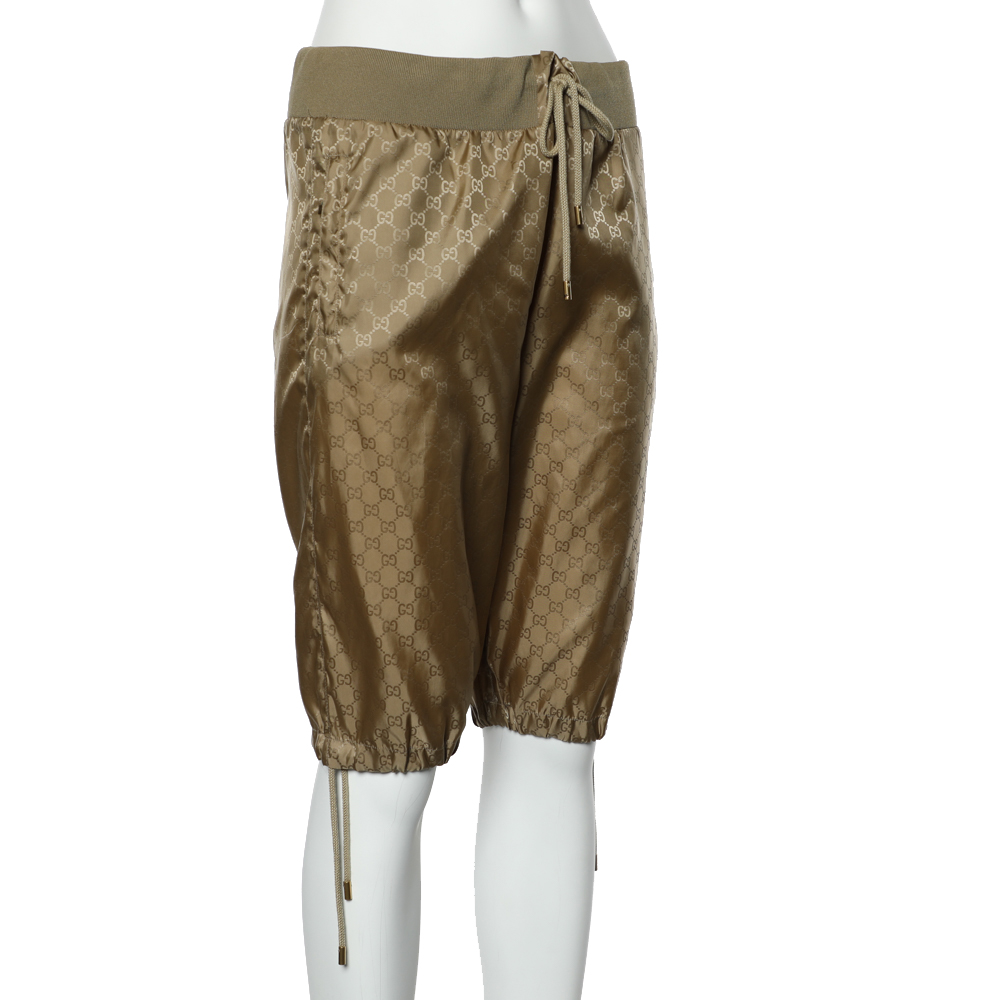 

Gucci Gold GG Nylon Shorts