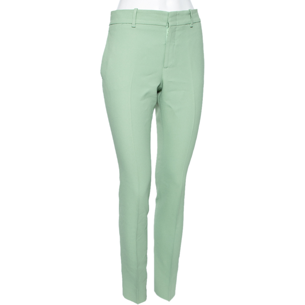 

Gucci Mint Green Crepe Straight Pants