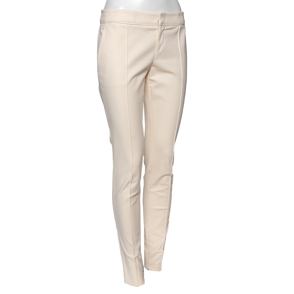 

Gucci Cream Wool Tailored Pants