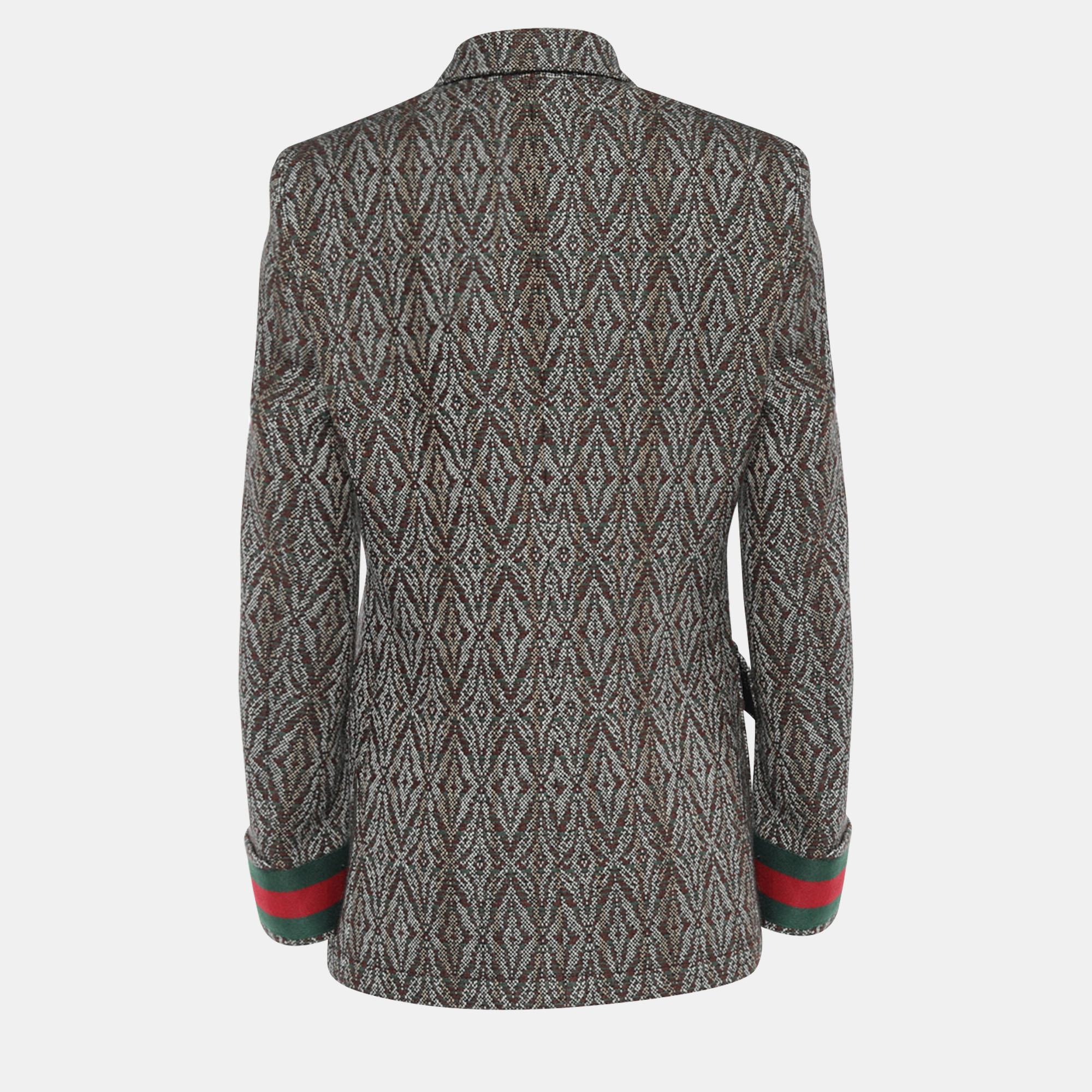 

Gucci Brown Tweed Double Breasted Blazer