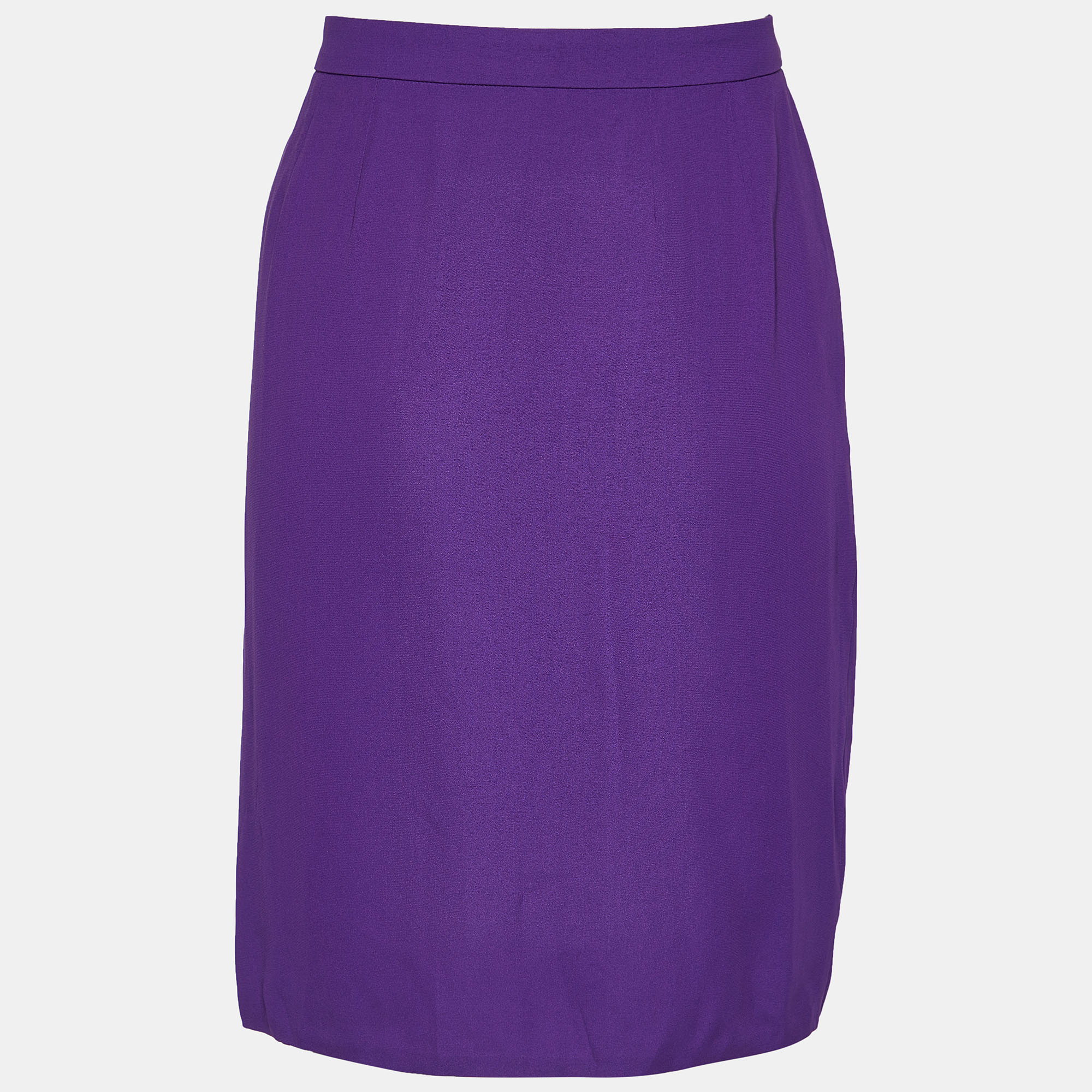 

Gucci Purple Silk Pleat Detailed Short Skirt