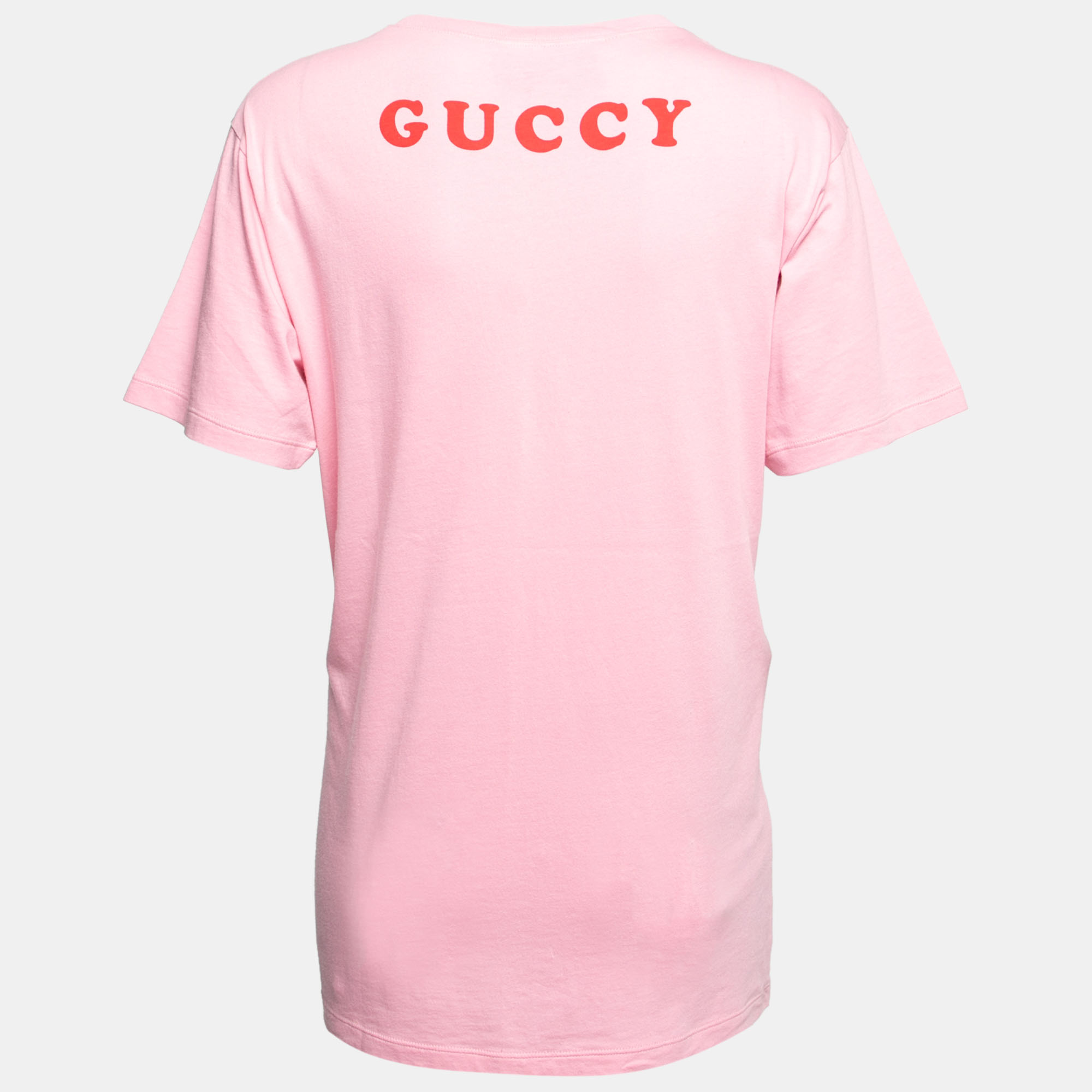 

Gucci x Alessandro Michele Pink Sailor Moon Print Cotton Short Sleeve T-Shirt