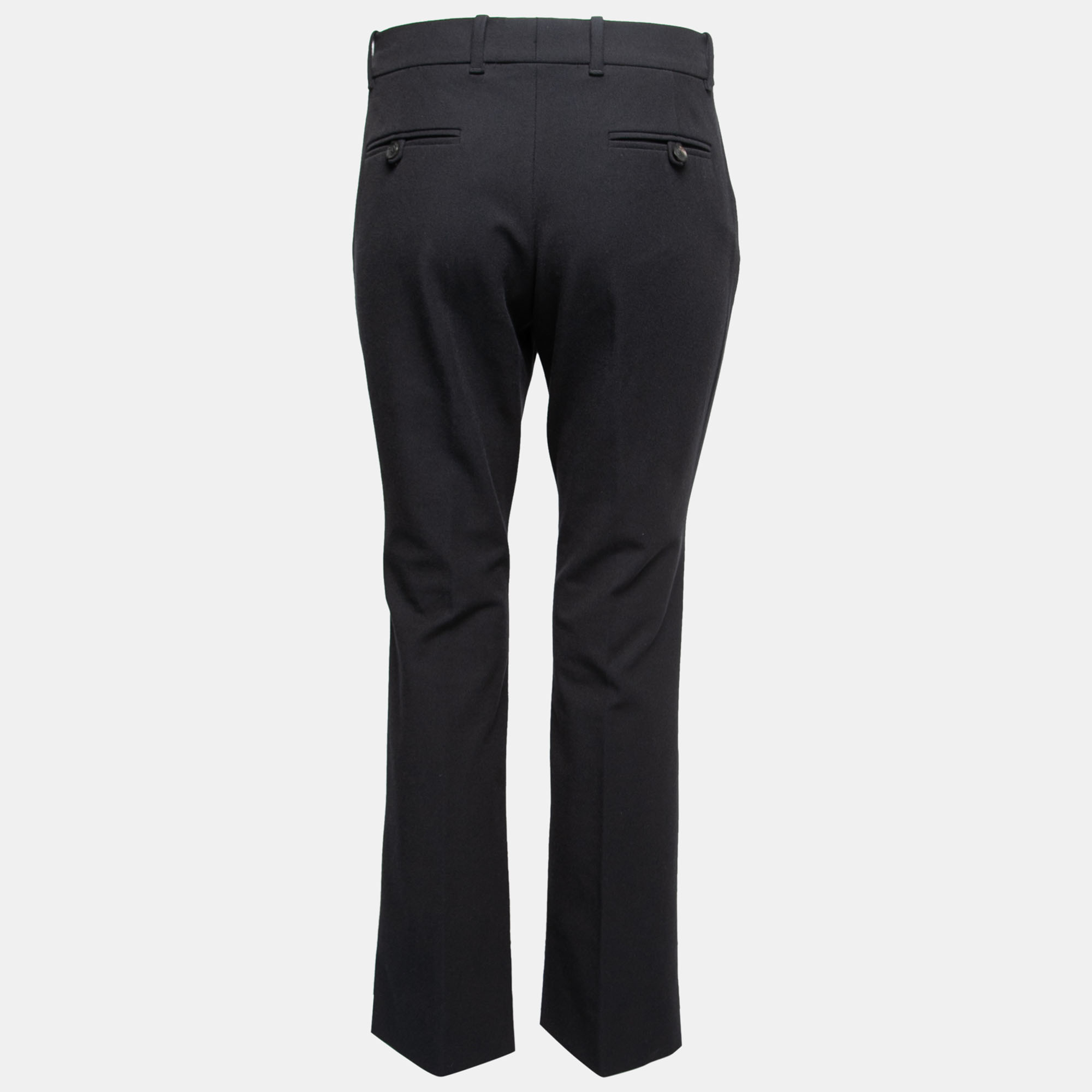 

Gucci Black Cotton Stretch Tailored Trousers