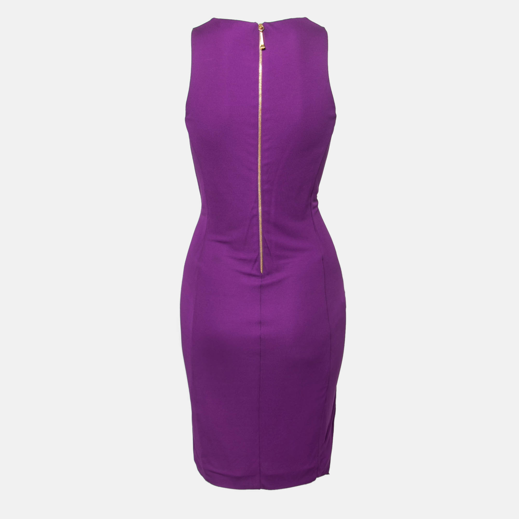 

Gucci Purple Jersey Tie Detail Sleeveless Dress