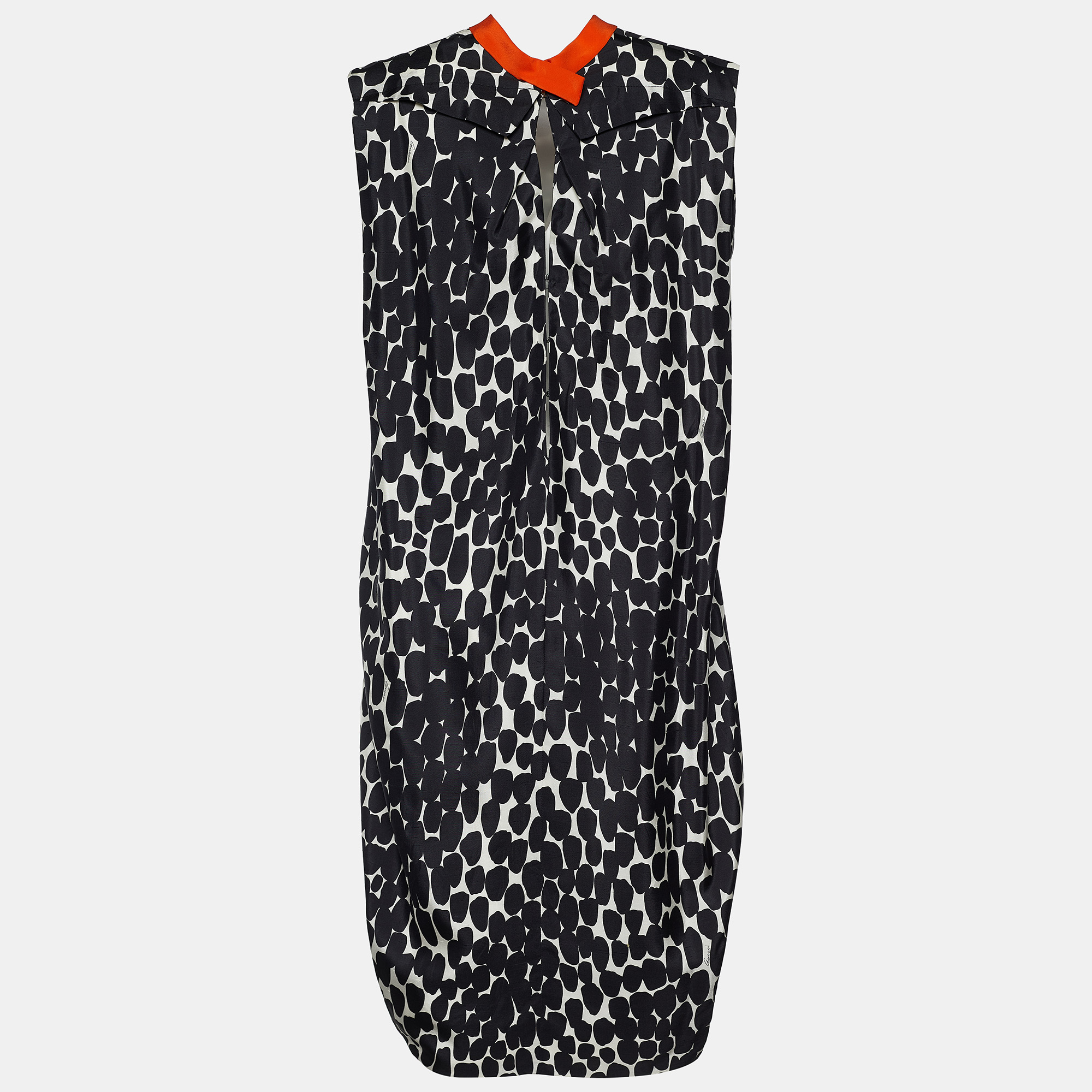 

Gucci Black/White Polka Dot Print Dress