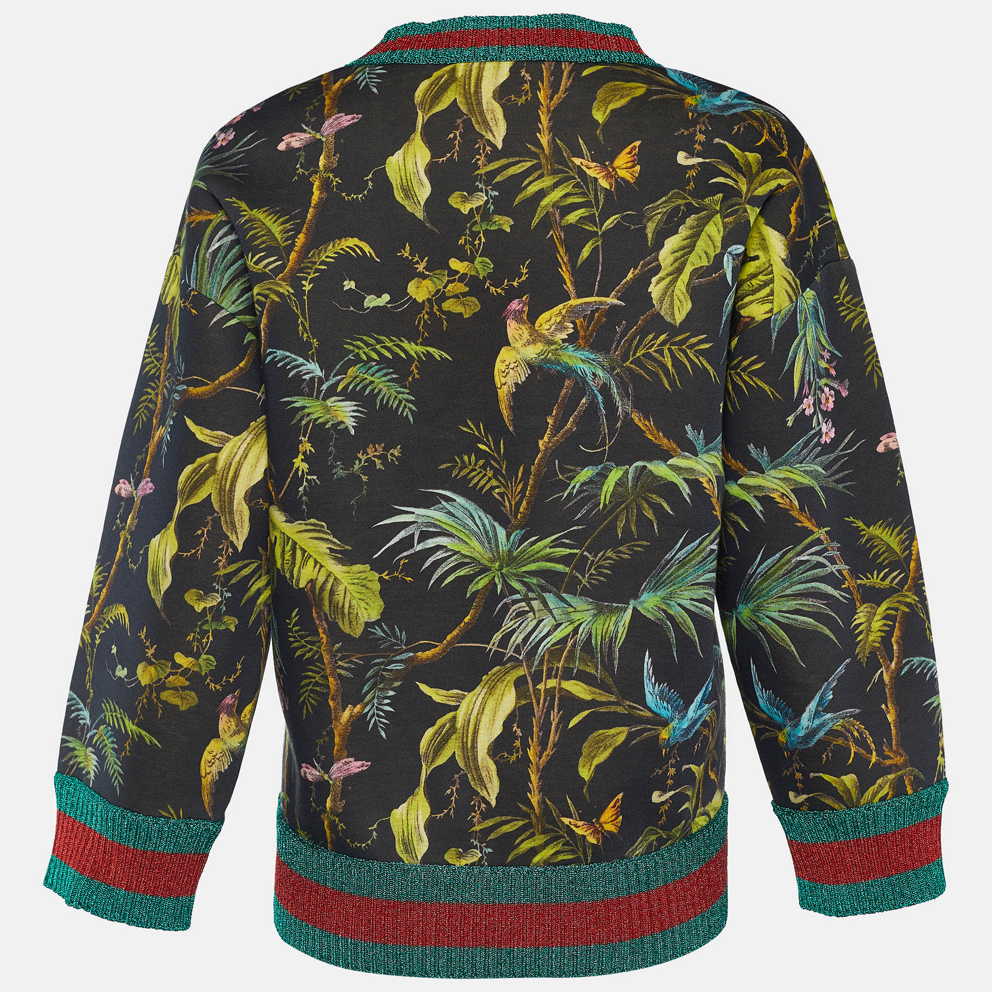 

Gucci Black Jungle Print Neoprene Sweatshirt