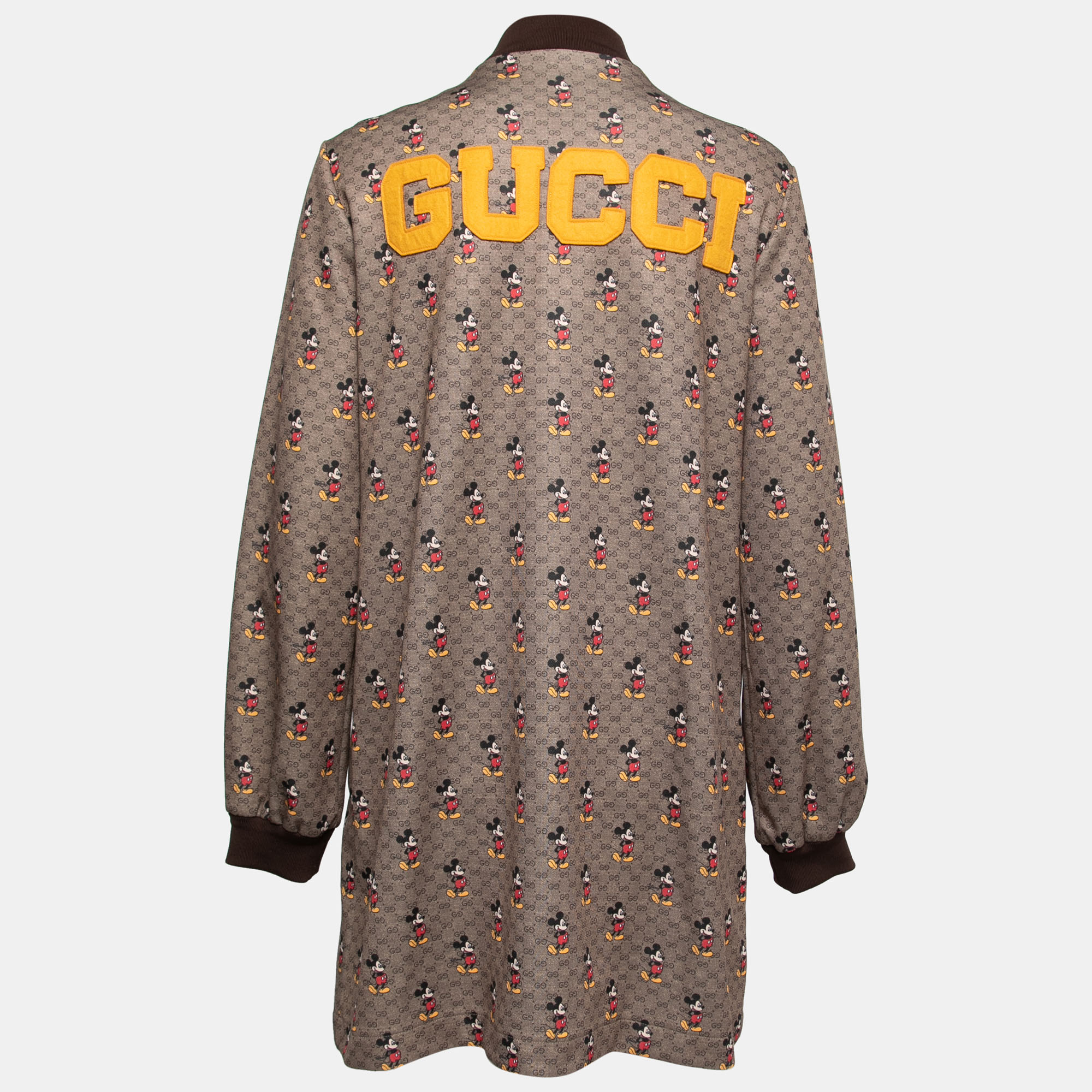 

Gucci X Disney Brown Mickey Mouse Logo Printed Knit Dress