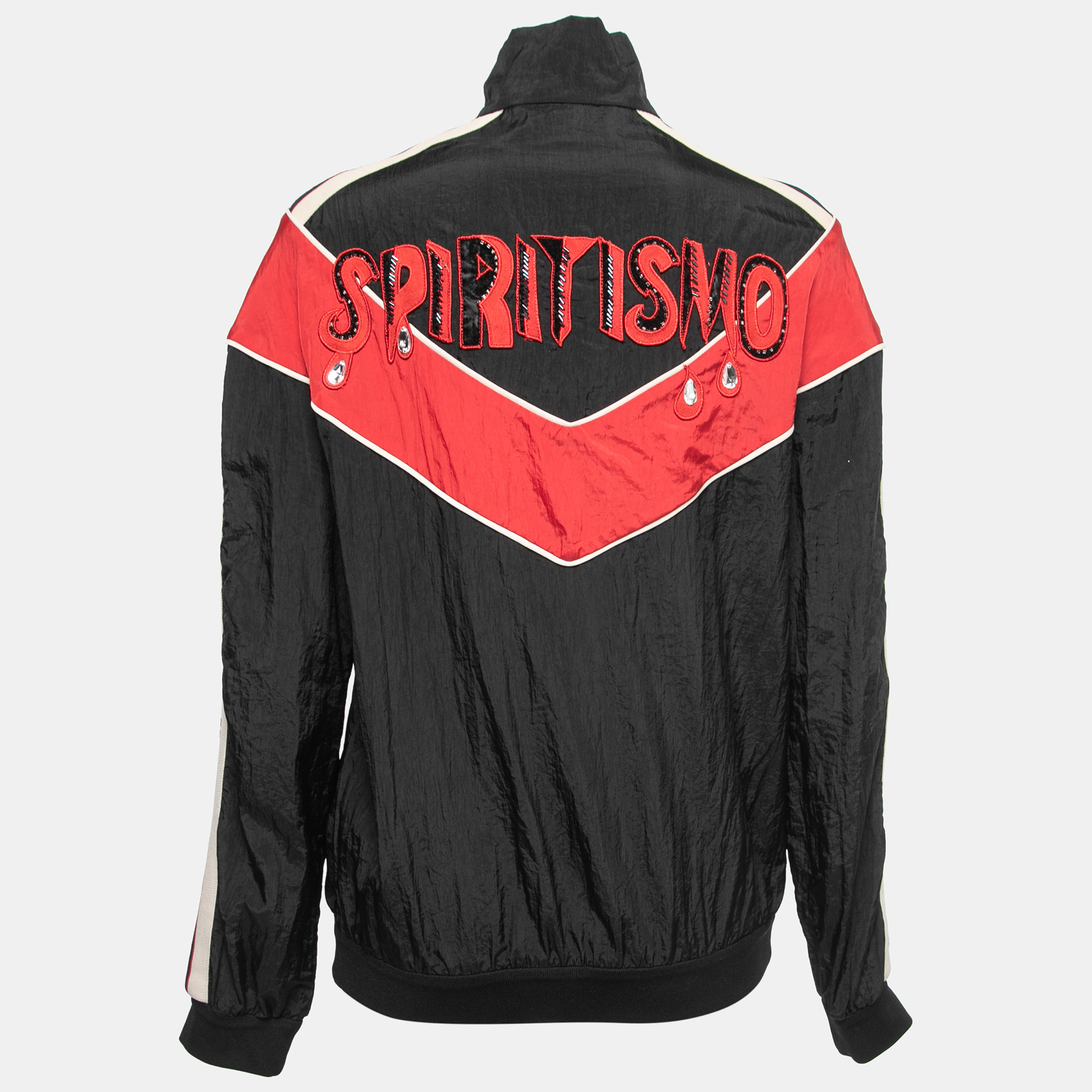 

Gucci Black & Red Synthetic Spiritismo Windbreaker Jacket