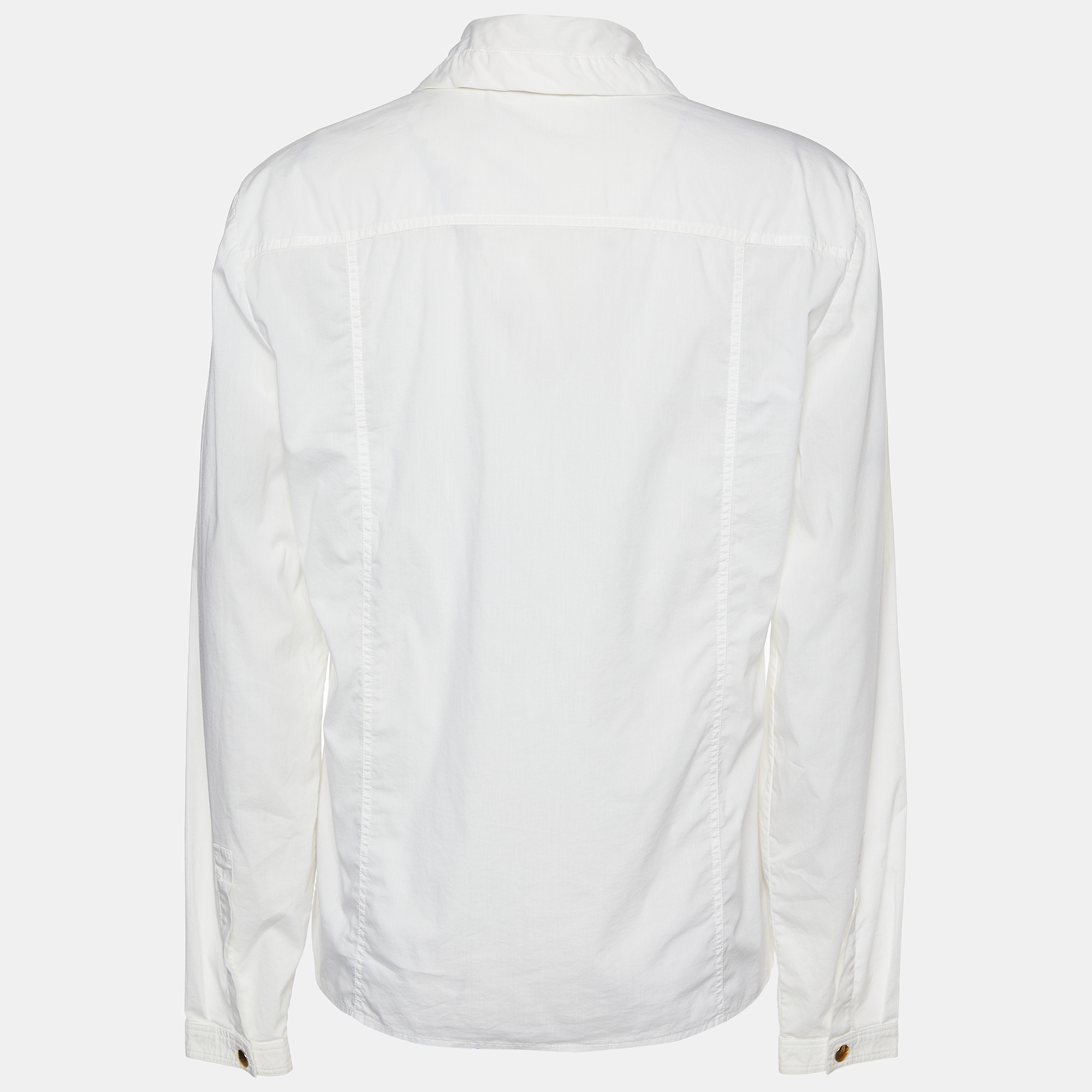 

Gucci White Cotton Button Detail Long Sleeve Shirt