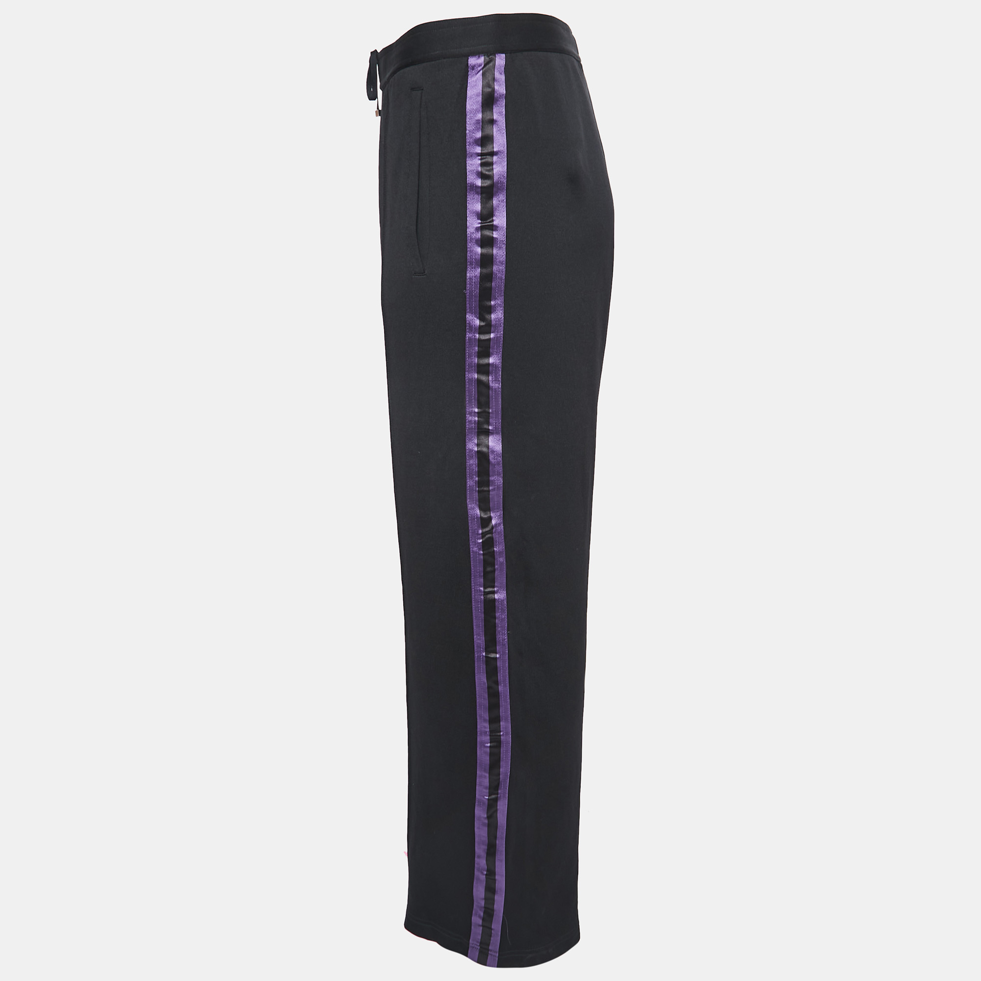 

Gucci Black Knit Side Paneled Straight Fit Pants