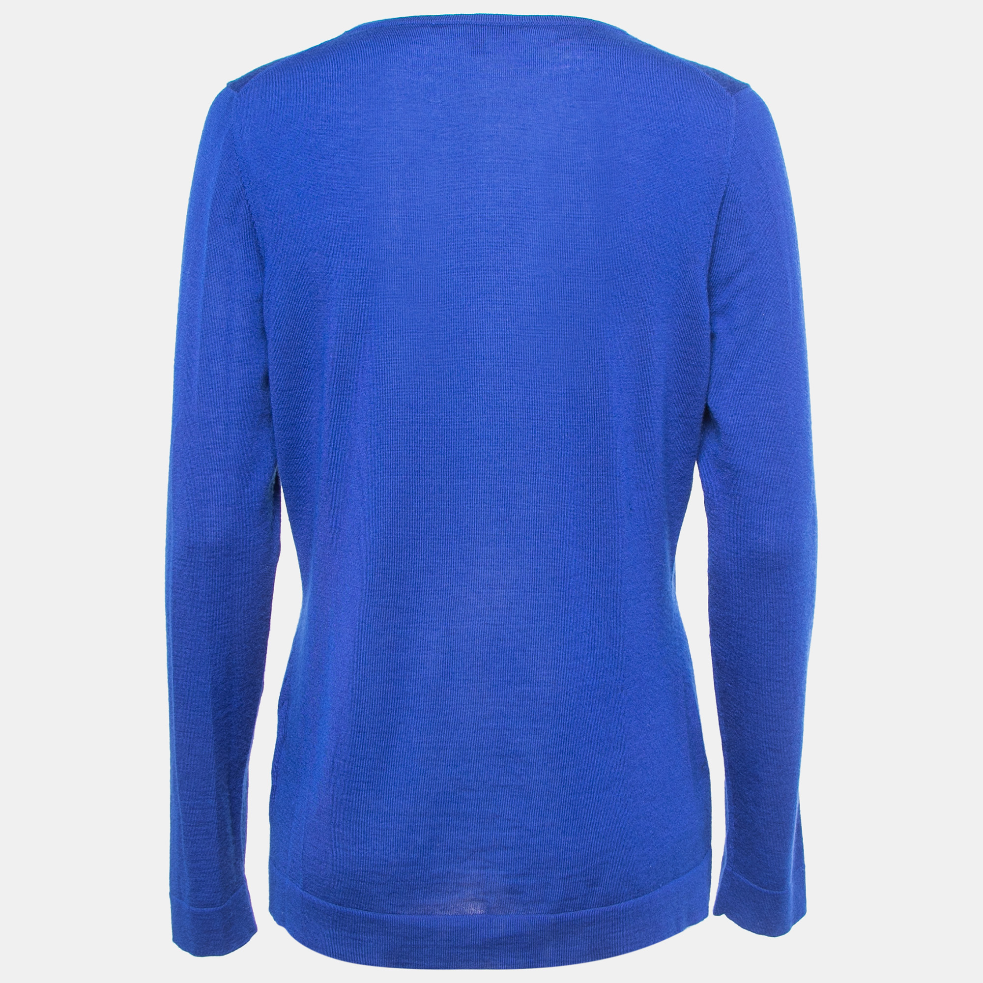 

Gucci Blue Cashmere V-Neck Sweater