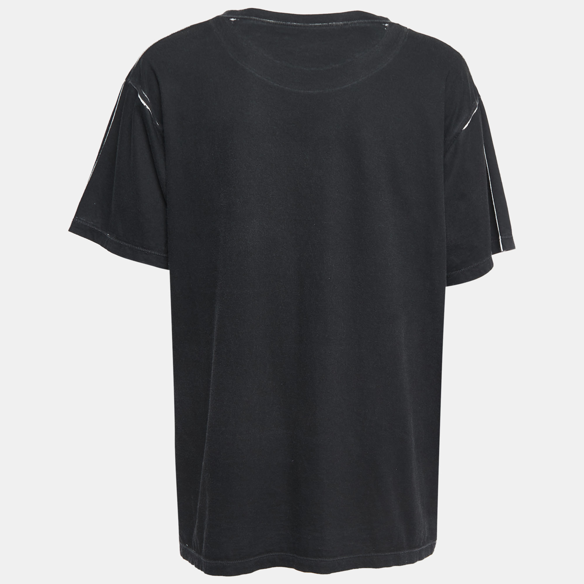 

Gucci Multicolor Printed Cotton Crew Neck T-Shirt