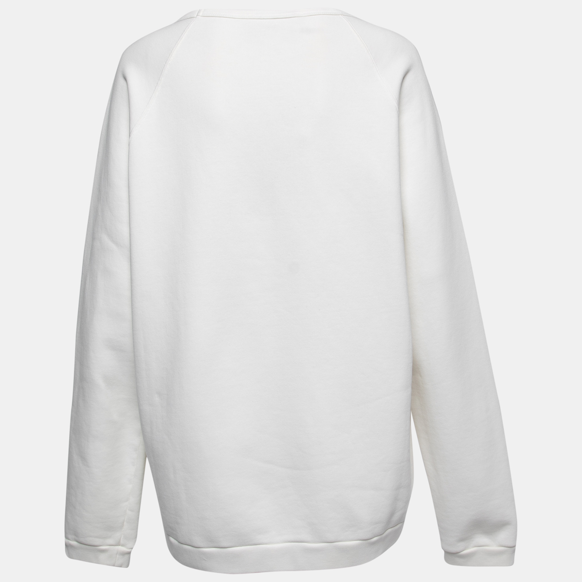 

Gucci Off White Cities Printed Cotton Sweatshirt