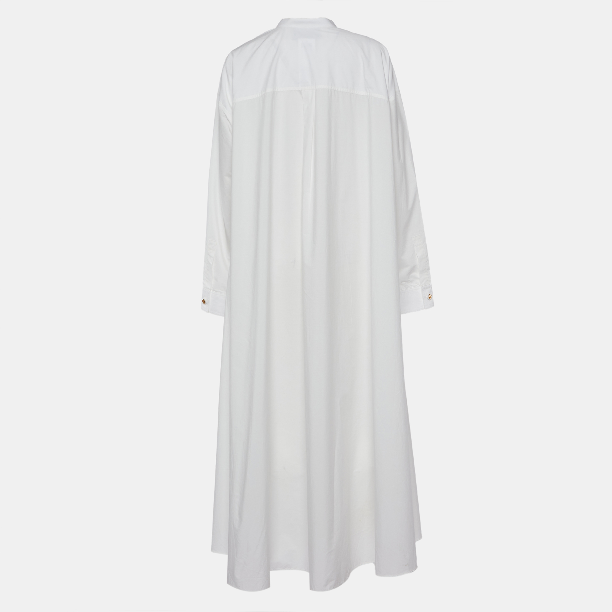 

Gucci White Cotton Maxi Dress