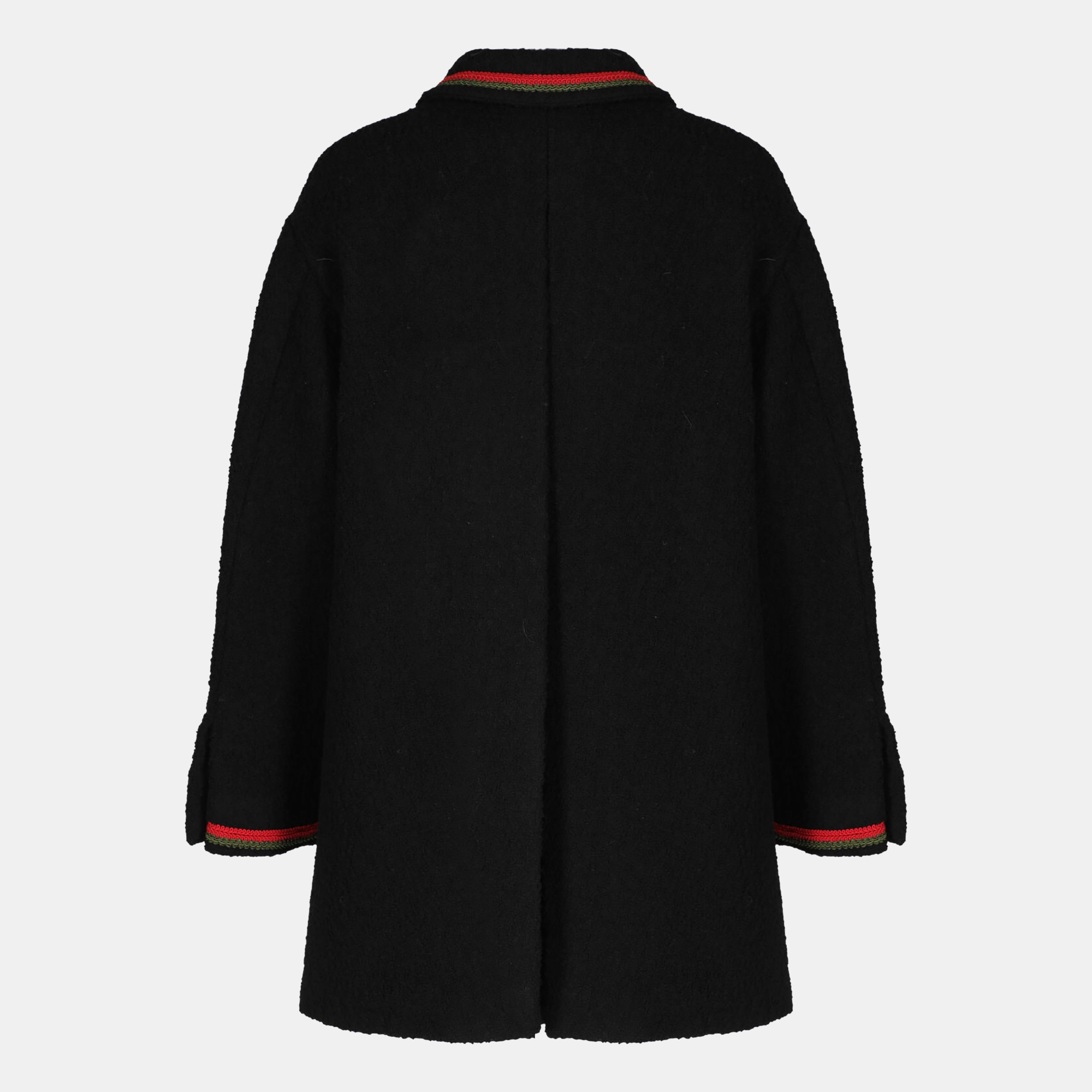 

Gucci Women's Wool Single Breasted Coat - Black