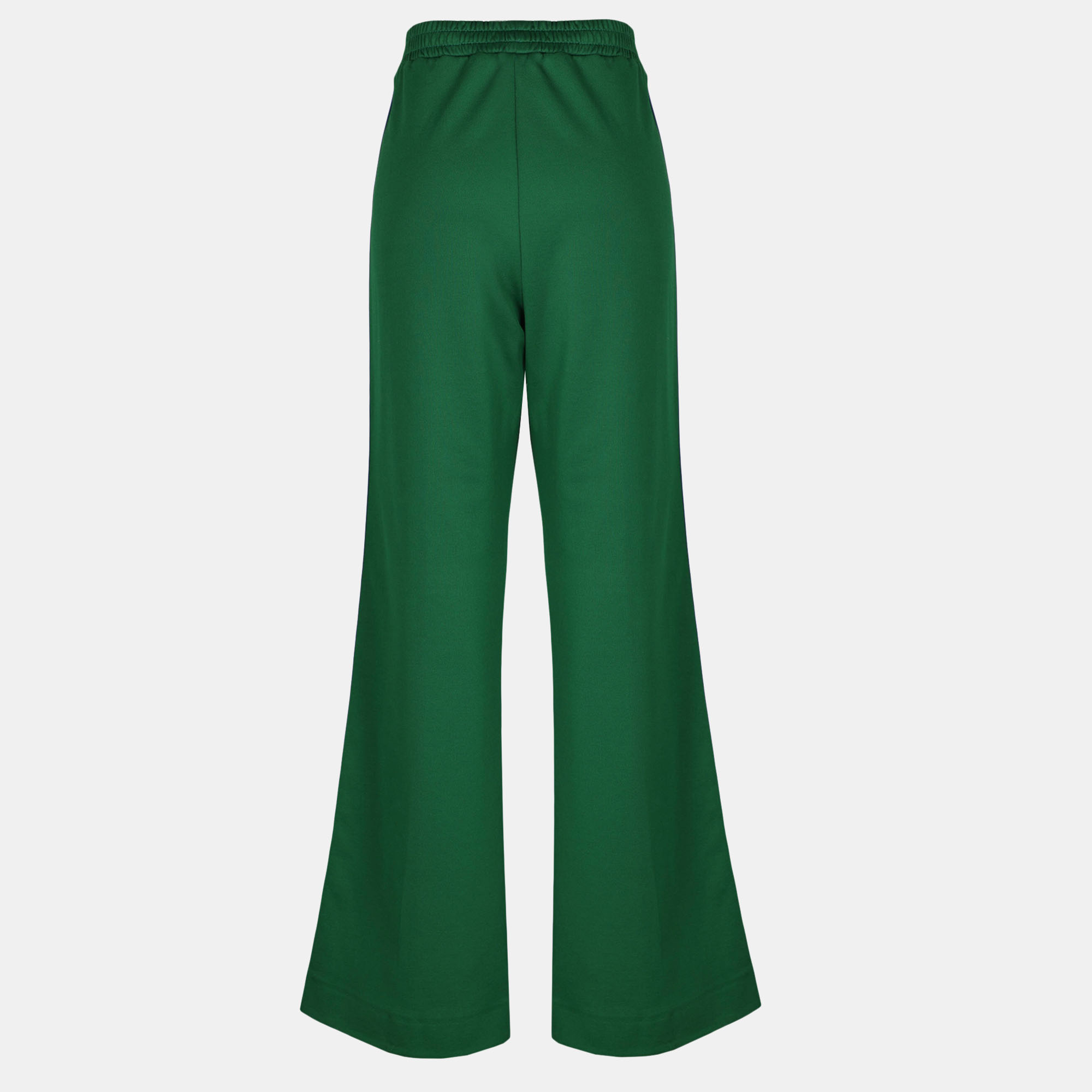 

Gucci Women's Synthetic Fibers Trousers - Green