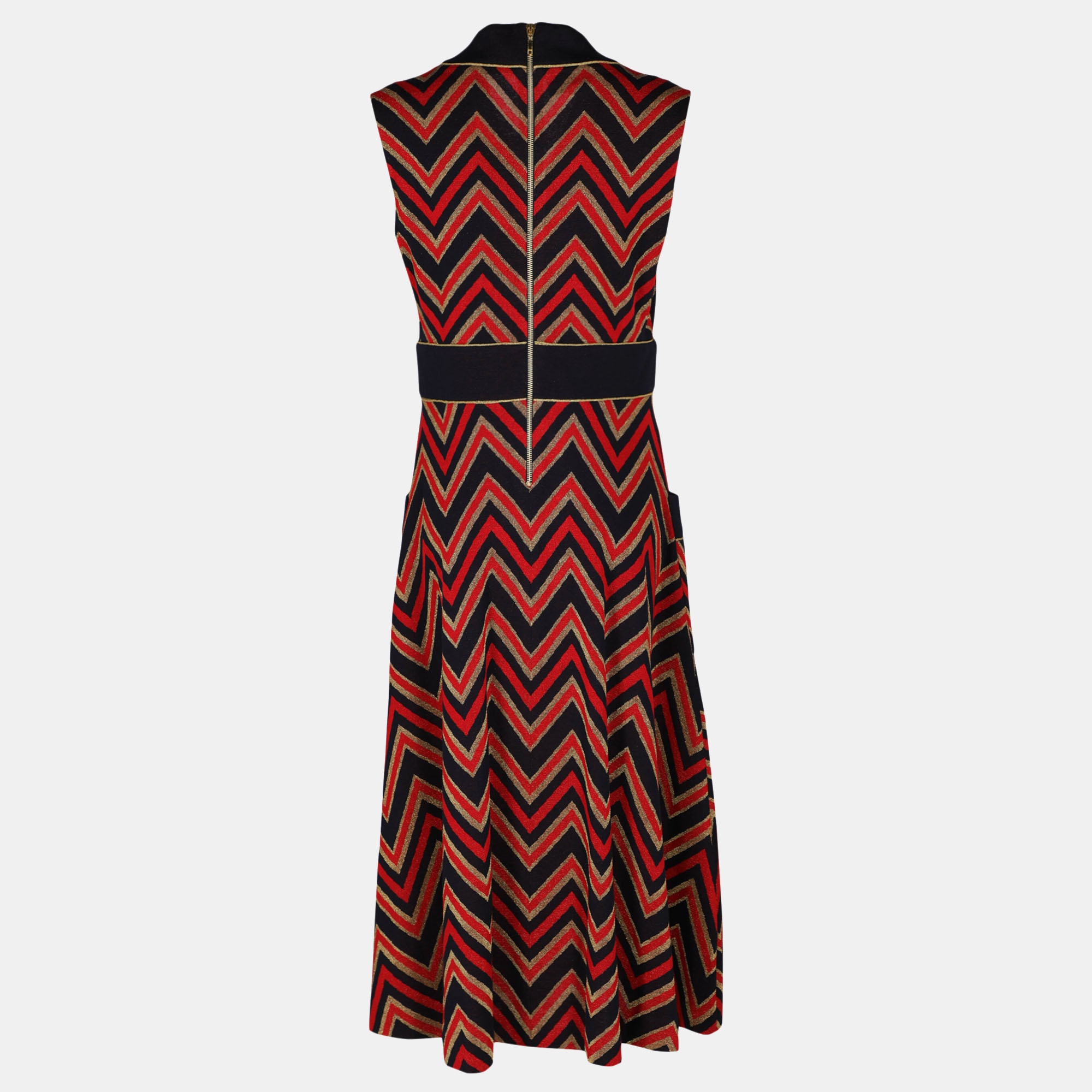 

Gucci Women's Wool Longuette Dress - Navy, Navy blue