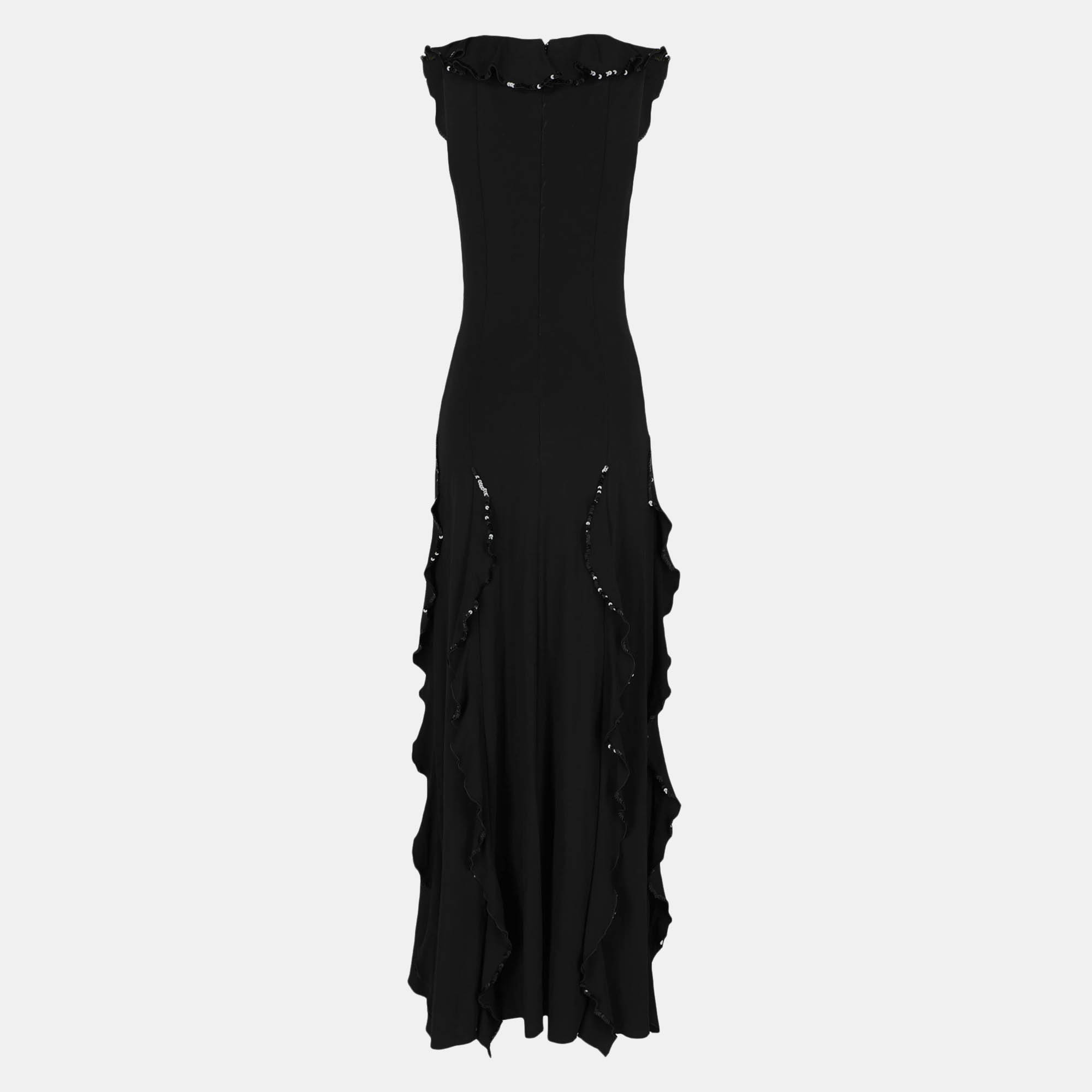 

Gucci Women's Fabric Long Dress - Black