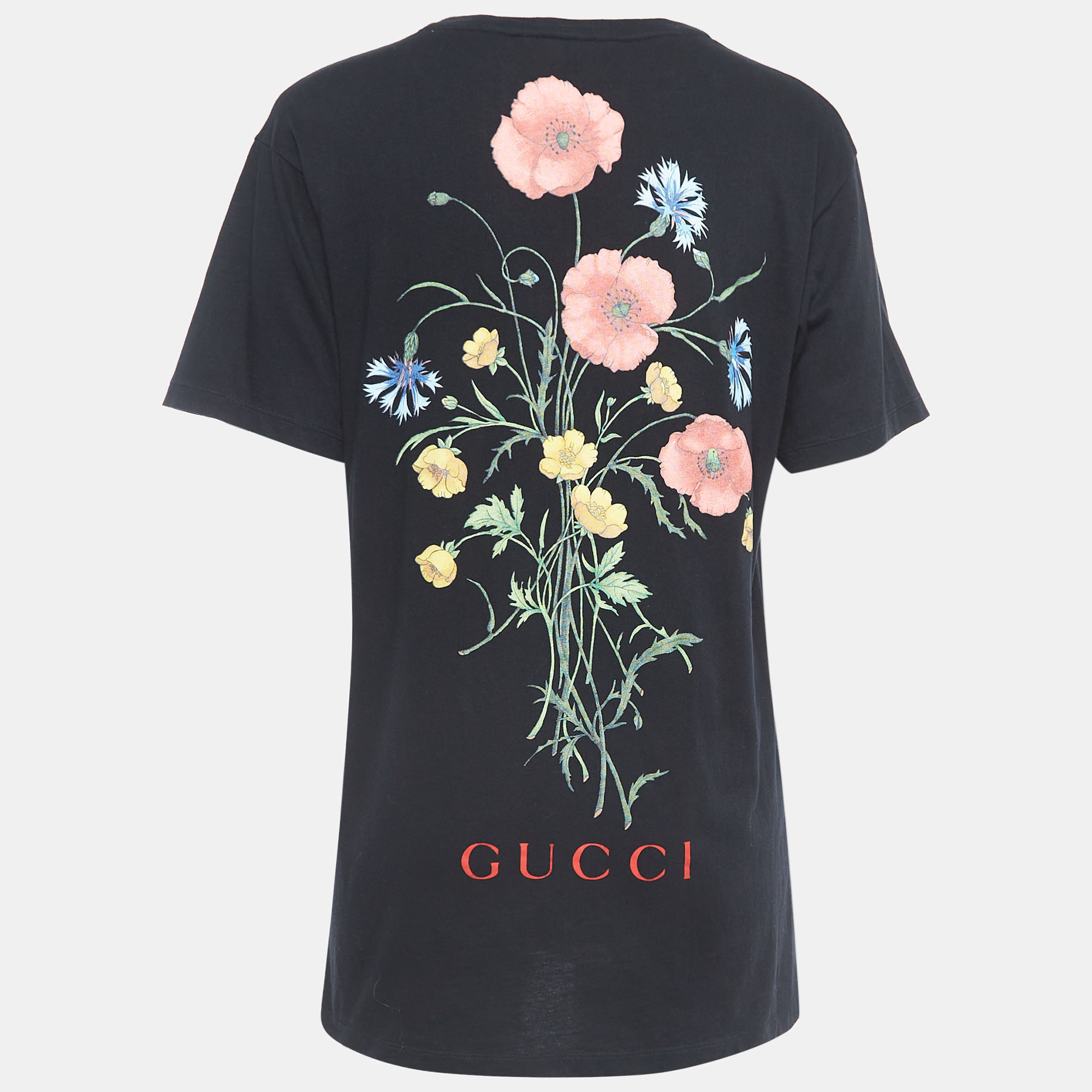 

Gucci Black Chateau Marmont Print Cotton T-Shirt