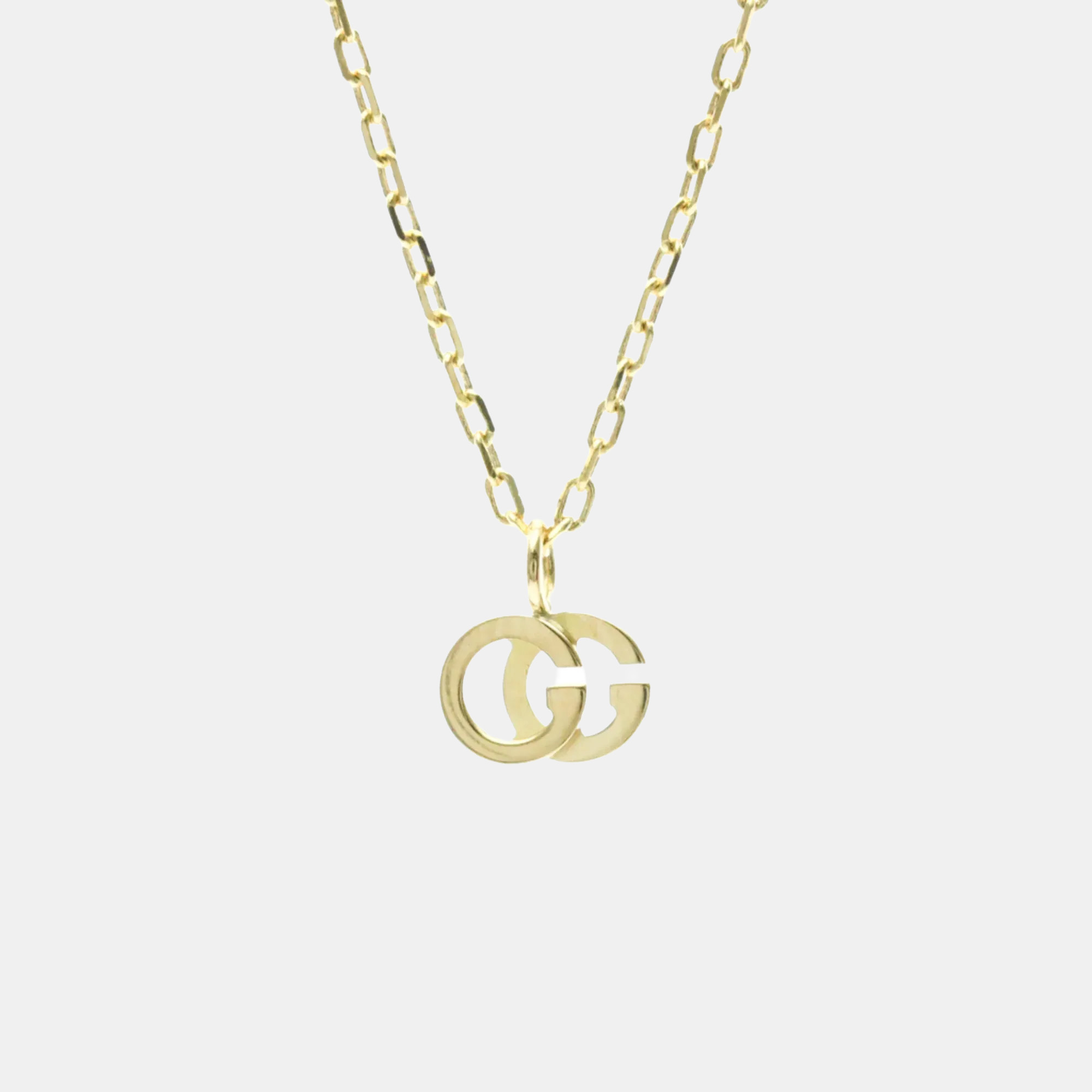 

Gucci GG Running Necklace Yellow Gold (18K) Topaz Pendant Necklace (Gold)