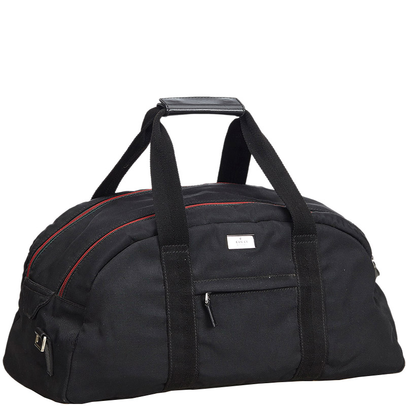 

Gucci Black Nylon Duffle Bag