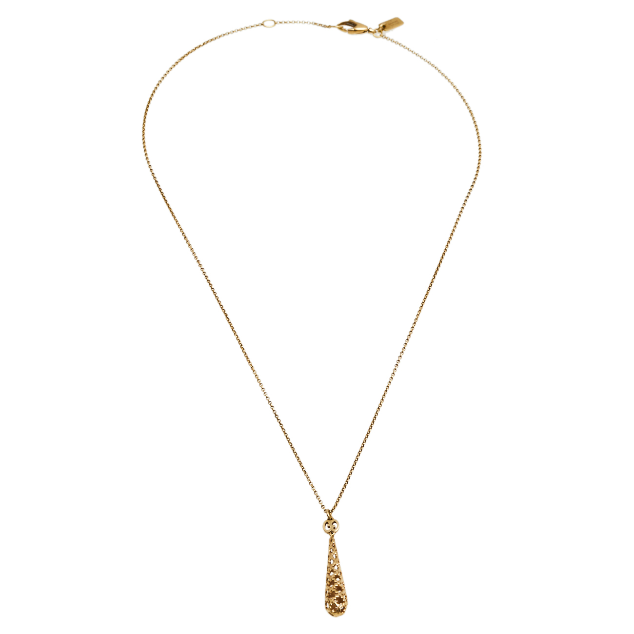 

Gucci Diamantissima 18K Yellow Gold Pendant Necklace