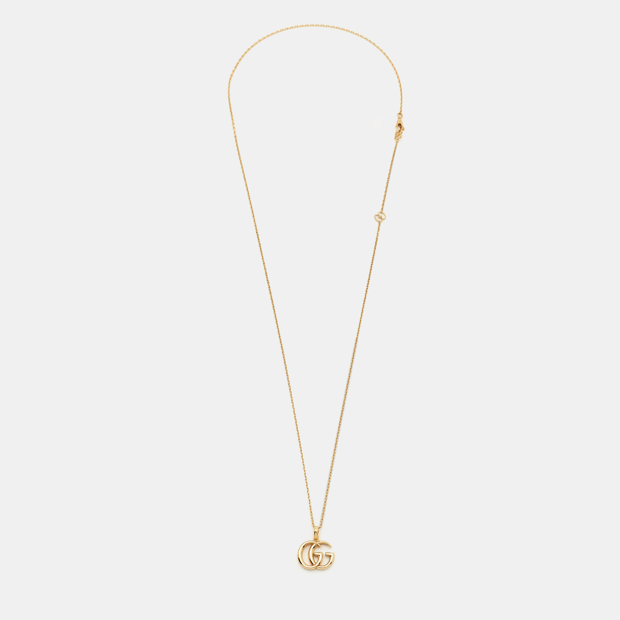 

Gucci Double G 18k Yellow Gold Pendant Necklace