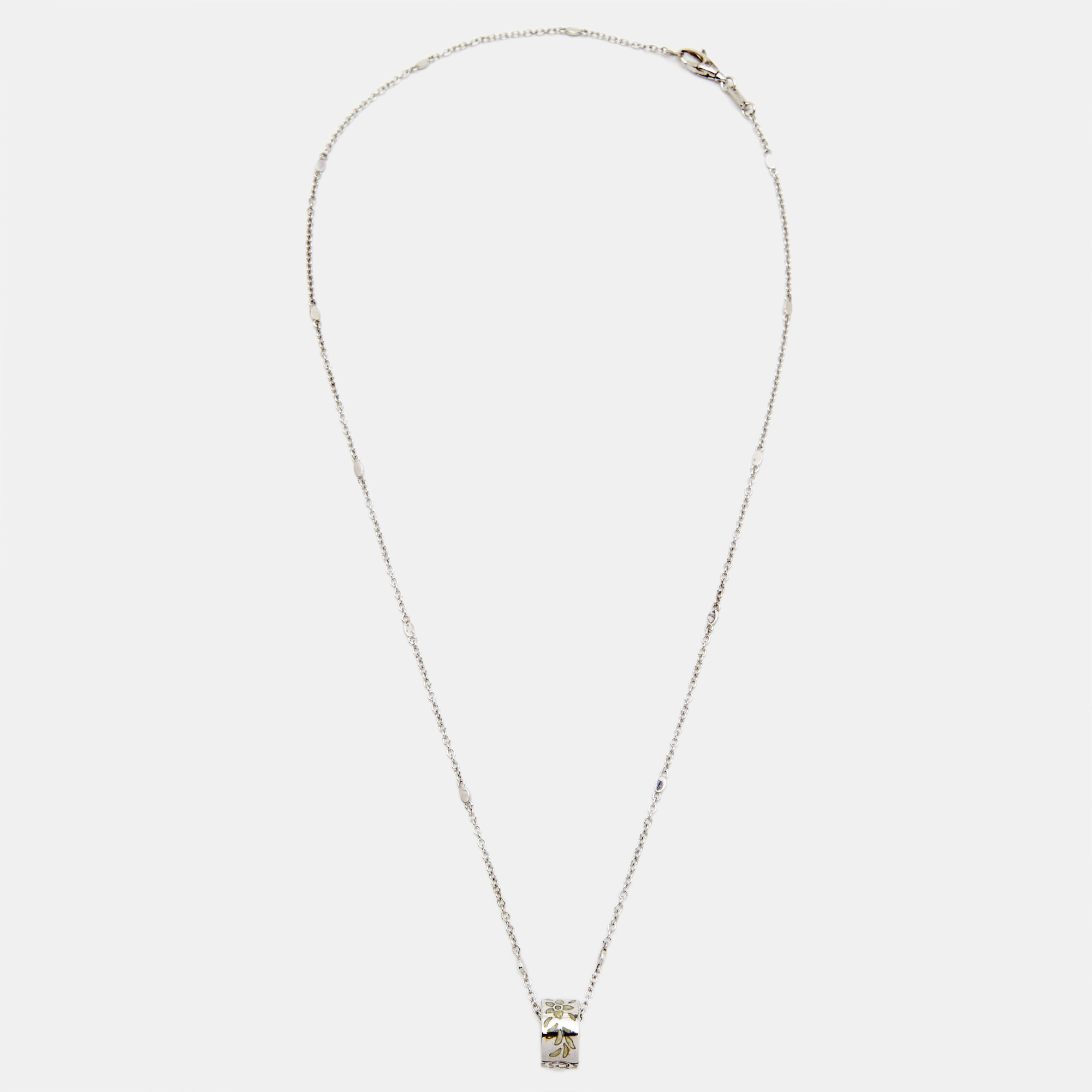 

Gucci Icon Blossom Mother of Pearl 18k White Gold Necklace