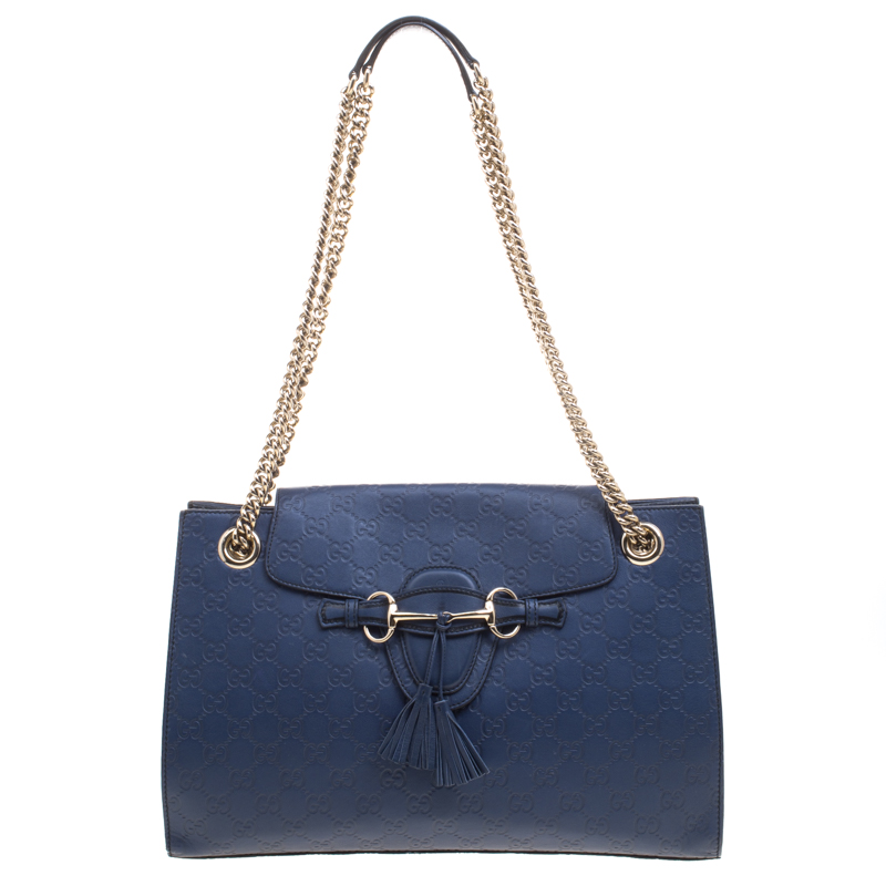 gucci navy blue bag