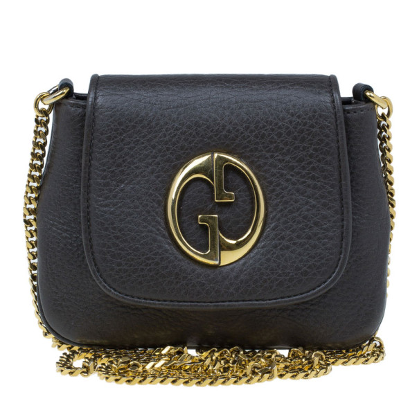 Pre Owned Gucci Dark Green Soho Crossbody