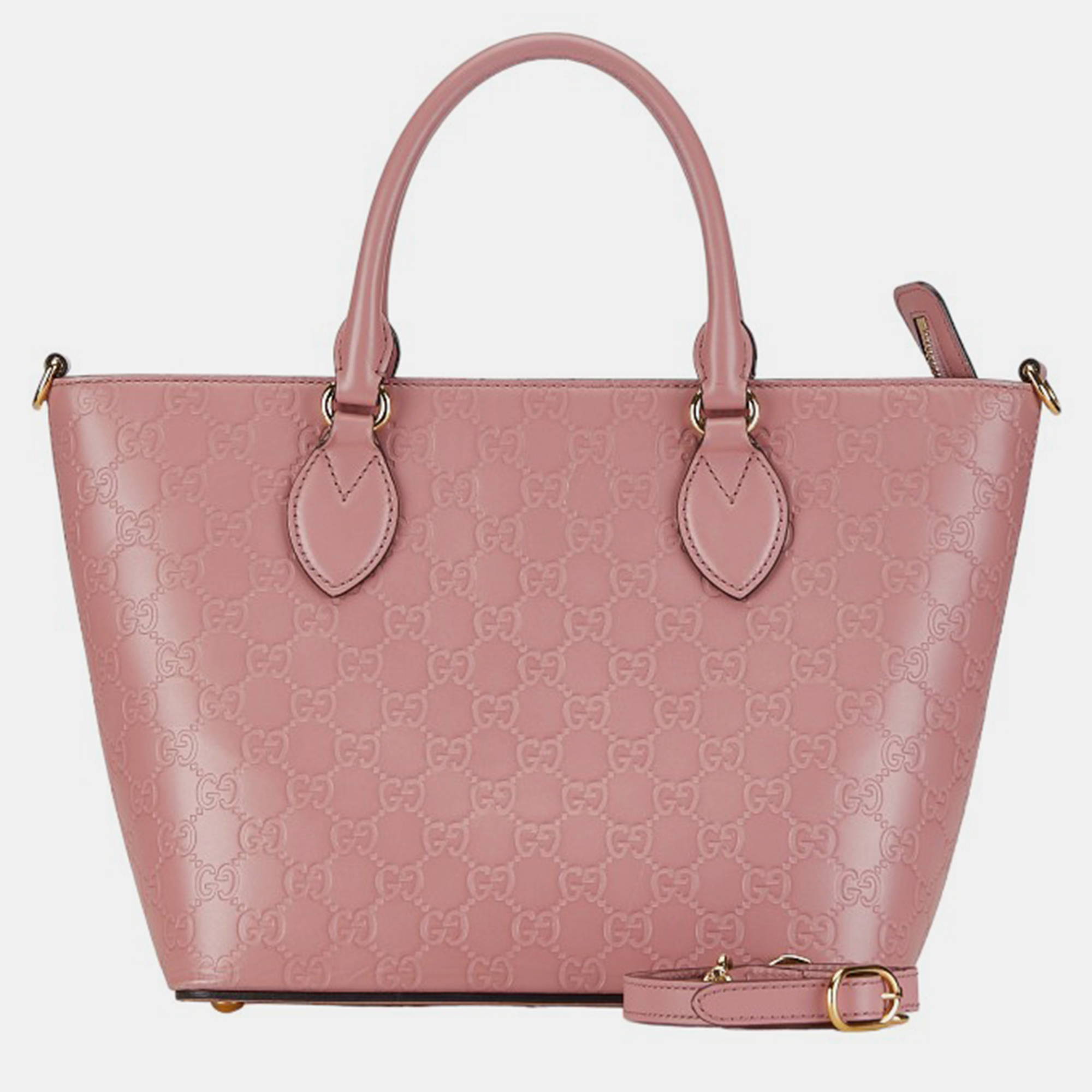 

Gucci Pink Leather Guccissima Top Handle Bag