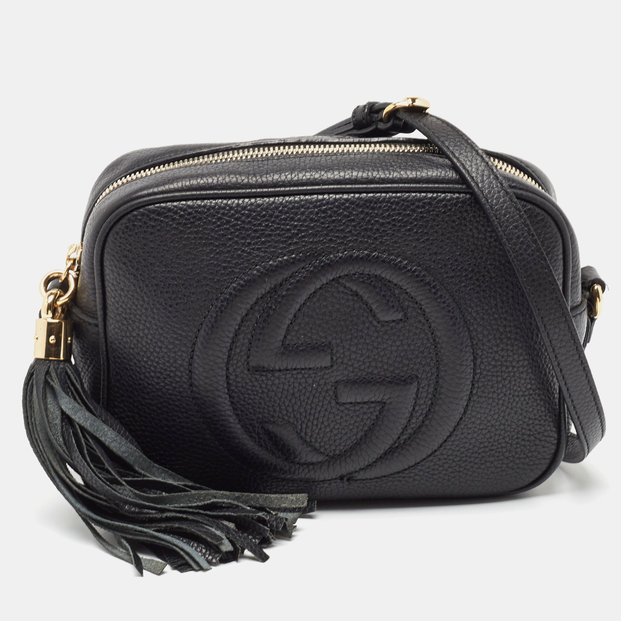 

Gucci Black Leather  Soho Disco Crossbody Bag