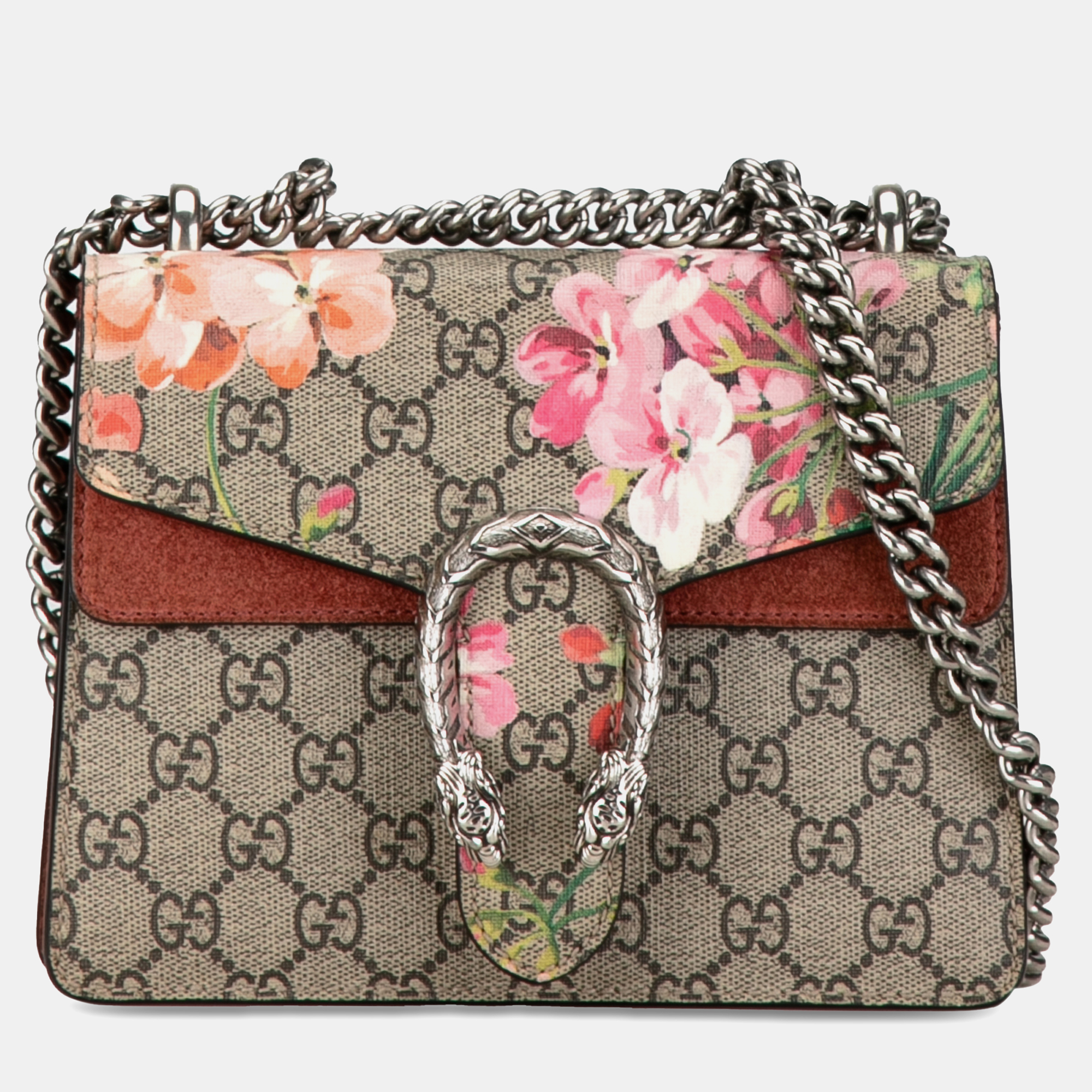 

Gucci Mini GG Supreme Blooms Dionysus Crossbody Bag, Beige