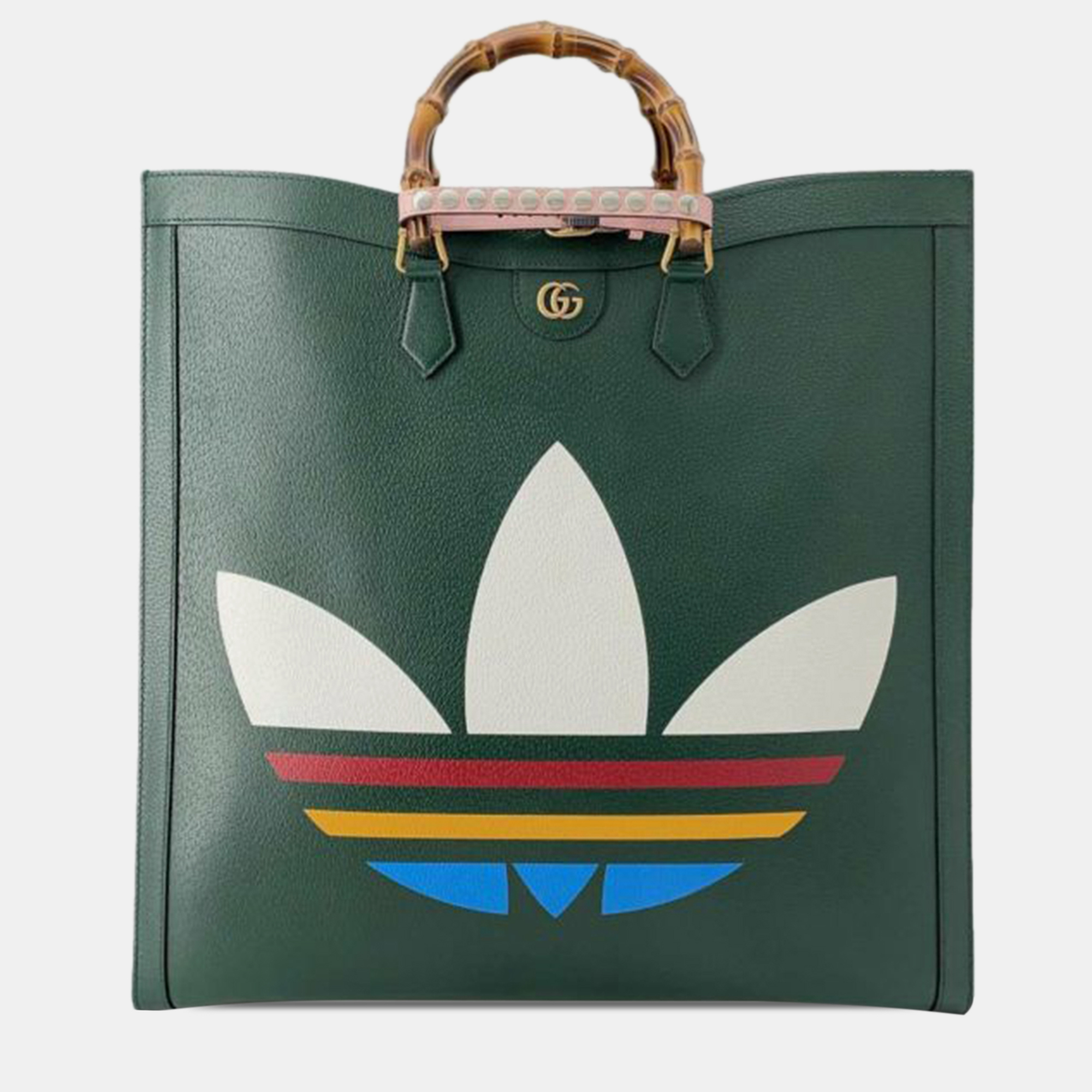 

Gucci x Adidas Maxi Diana Satchel Bag, Green