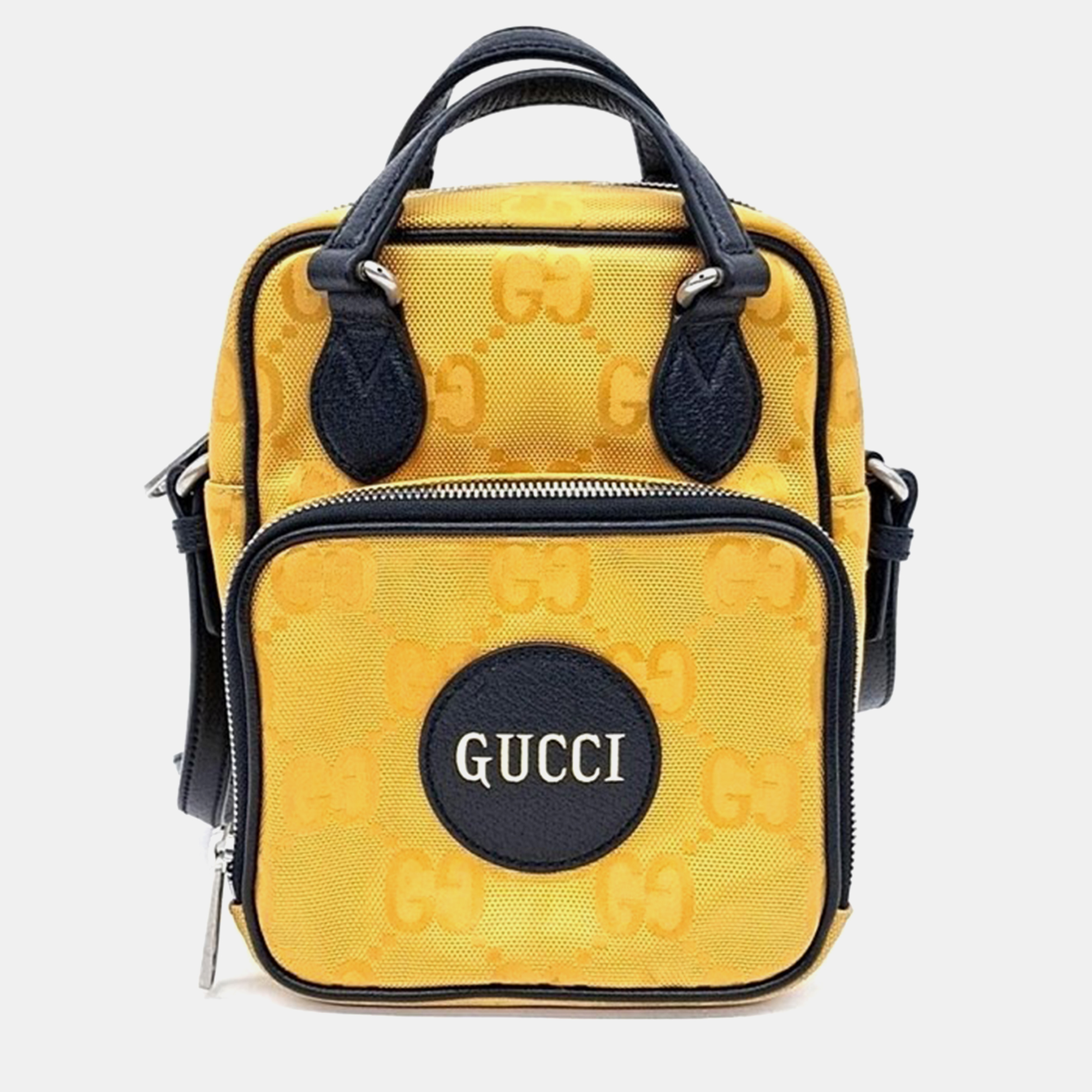 Pre-owned Gucci Off The Grid Crossbag In Yellow