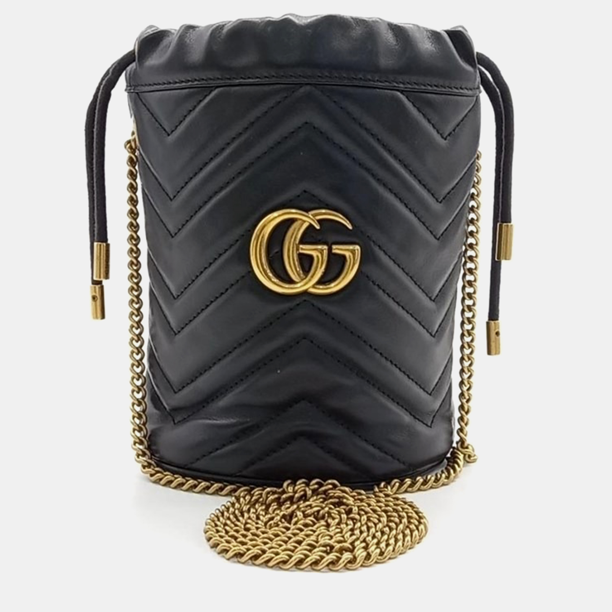 

Gucci GG Marmont mini bucket bag, Black