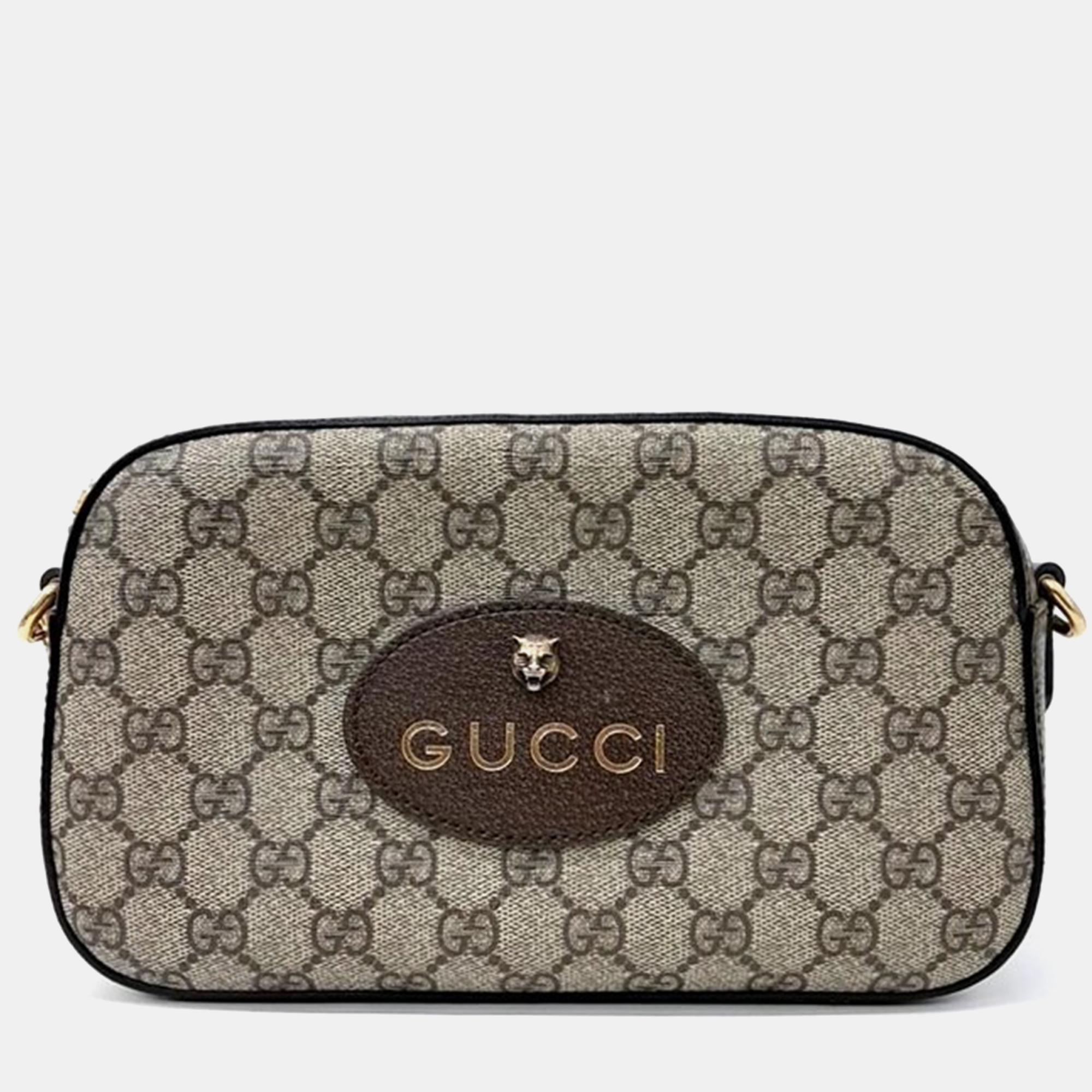 

Gucci Beige/Brown GG Supreme Camera Bag