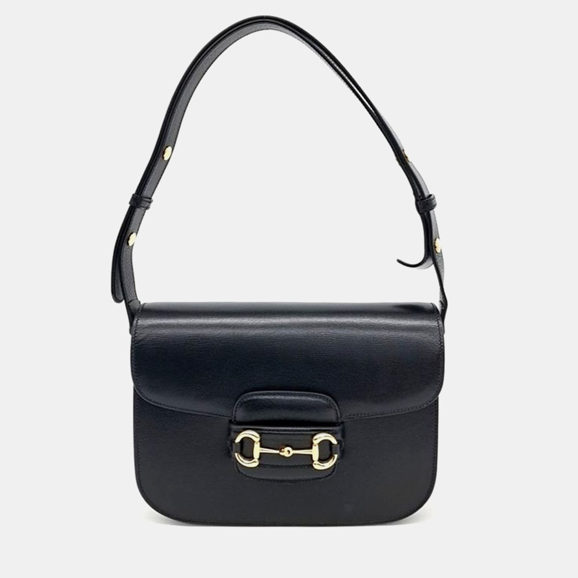 

Gucci 1955 Horsebit Shoulder Bag, Black