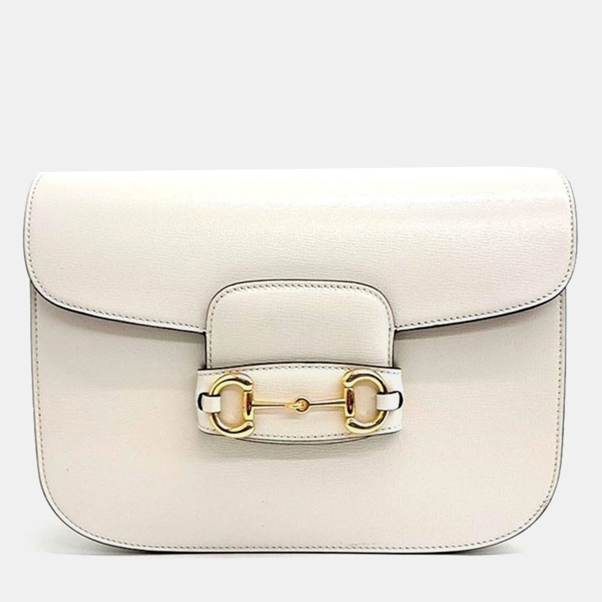 

Gucci 1955 Horsebit Shoulder Bag, White