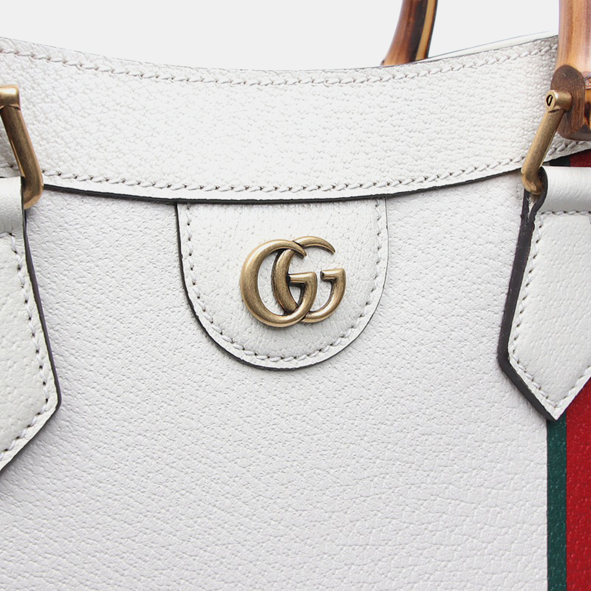 Gucci White Diana Maxi Tote Bag 