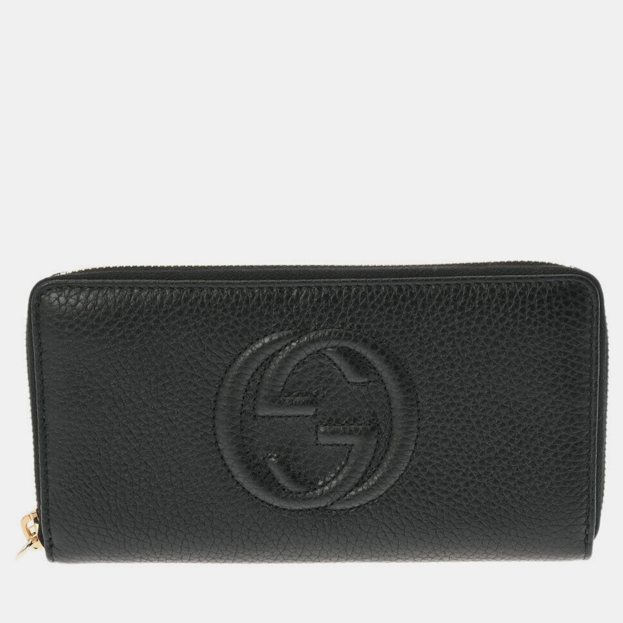 

Gucci Black Leather Interlocking G Wallet