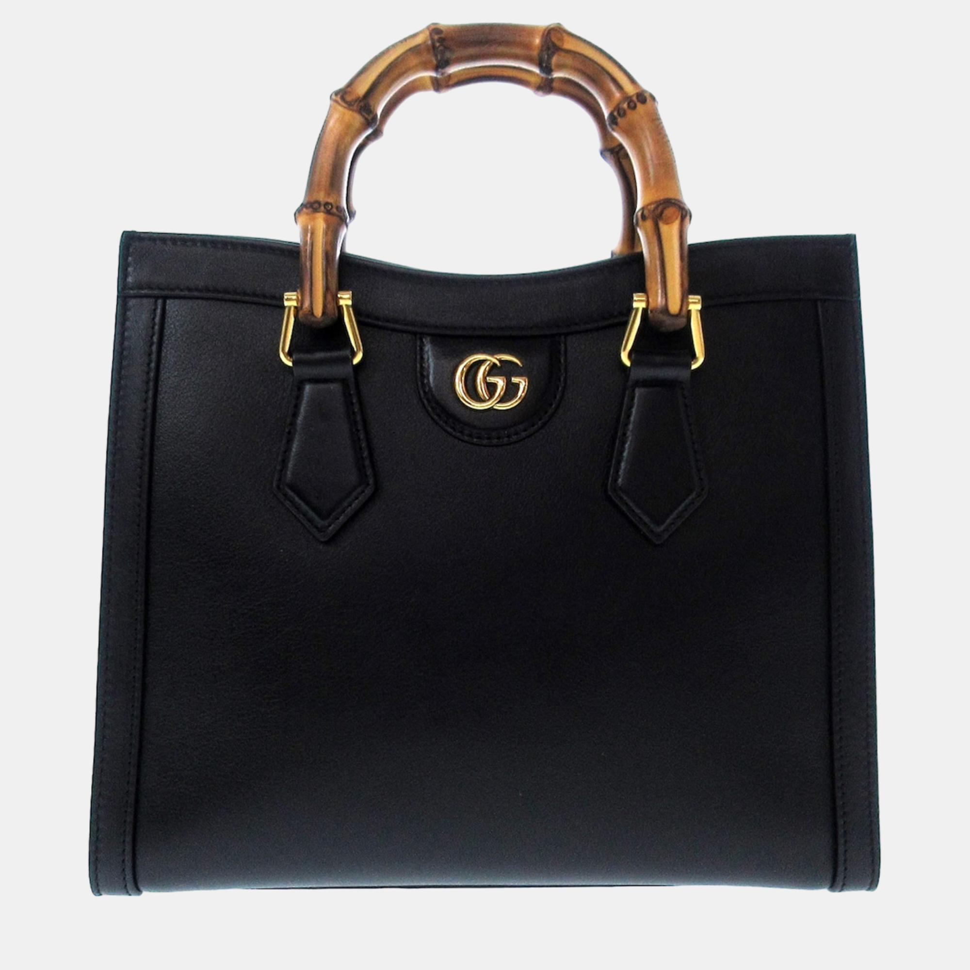 

Gucci Black Small Bamboo Diana Satchel