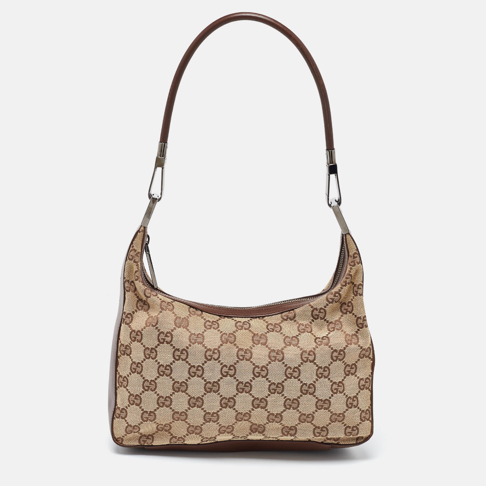 

Gucci Beige/Brown GG Canvas and Leather Shoulder Bag